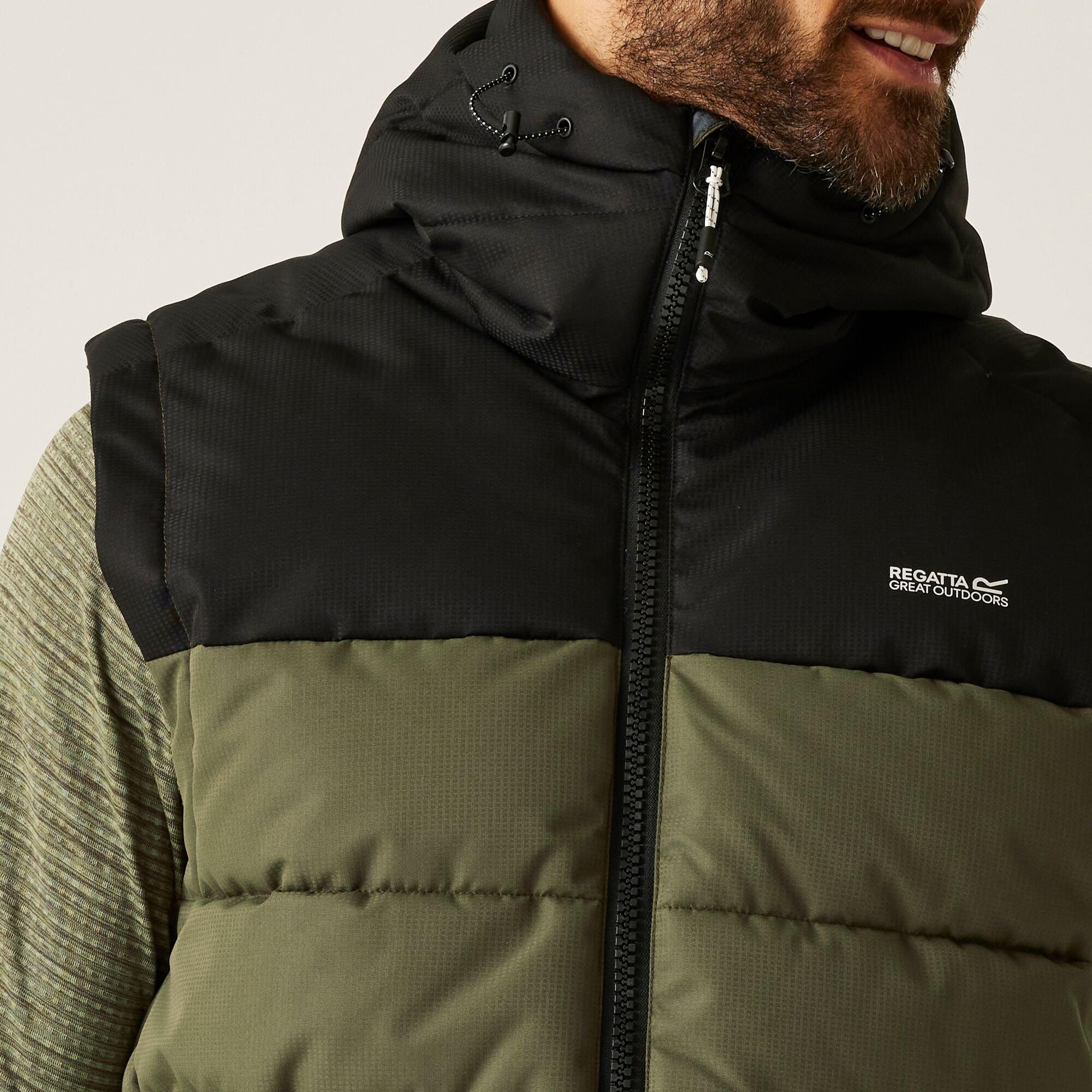 Olive Green - Regatta - Men's Aldthorn Bodywarmer Water-Repellent Insulated Sleeveless Gilet - 5