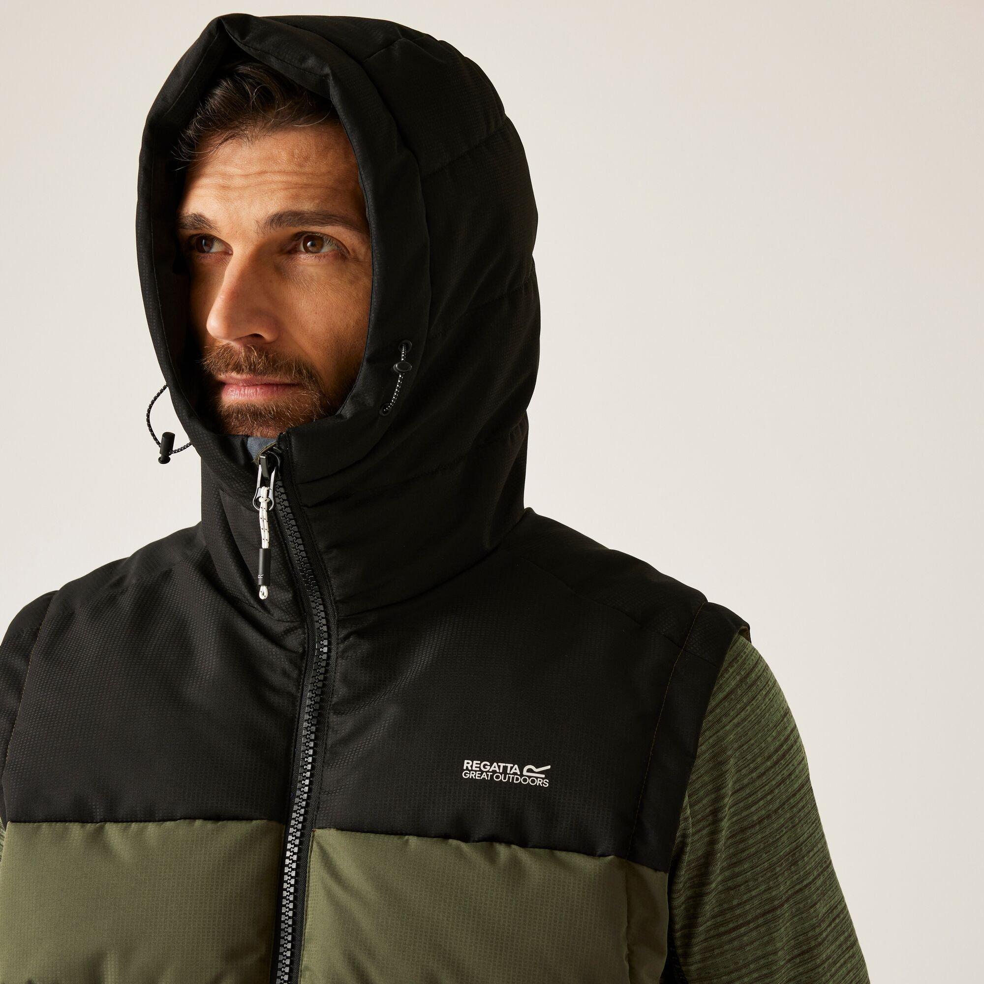 Olive Green - Regatta - Men's Aldthorn Bodywarmer Water-Repellent Insulated Sleeveless Gilet - 6