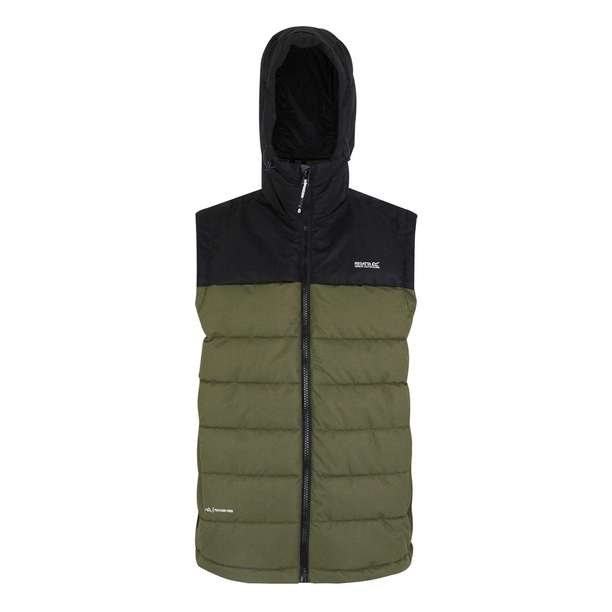 Olive Green - Regatta - Men's Aldthorn Bodywarmer Water-Repellent Insulated Sleeveless Gilet - 7