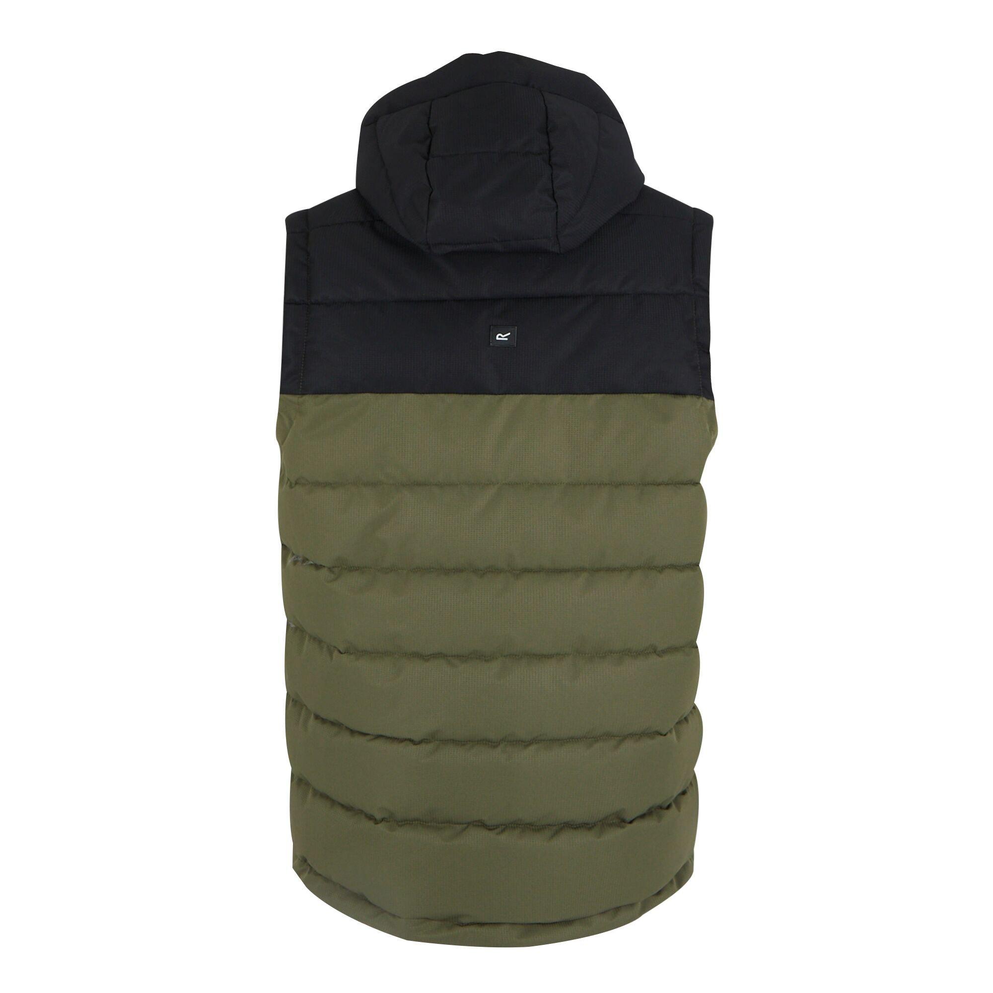 Olive Green - Regatta - Men's Aldthorn Bodywarmer Water-Repellent Insulated Sleeveless Gilet - 8