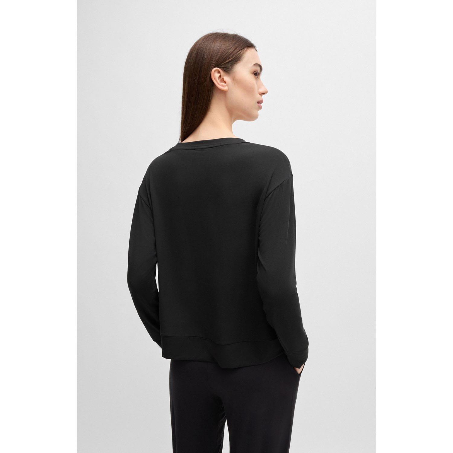 Black - Hugo - Unite Long Sleeve Pyjama Top - 2