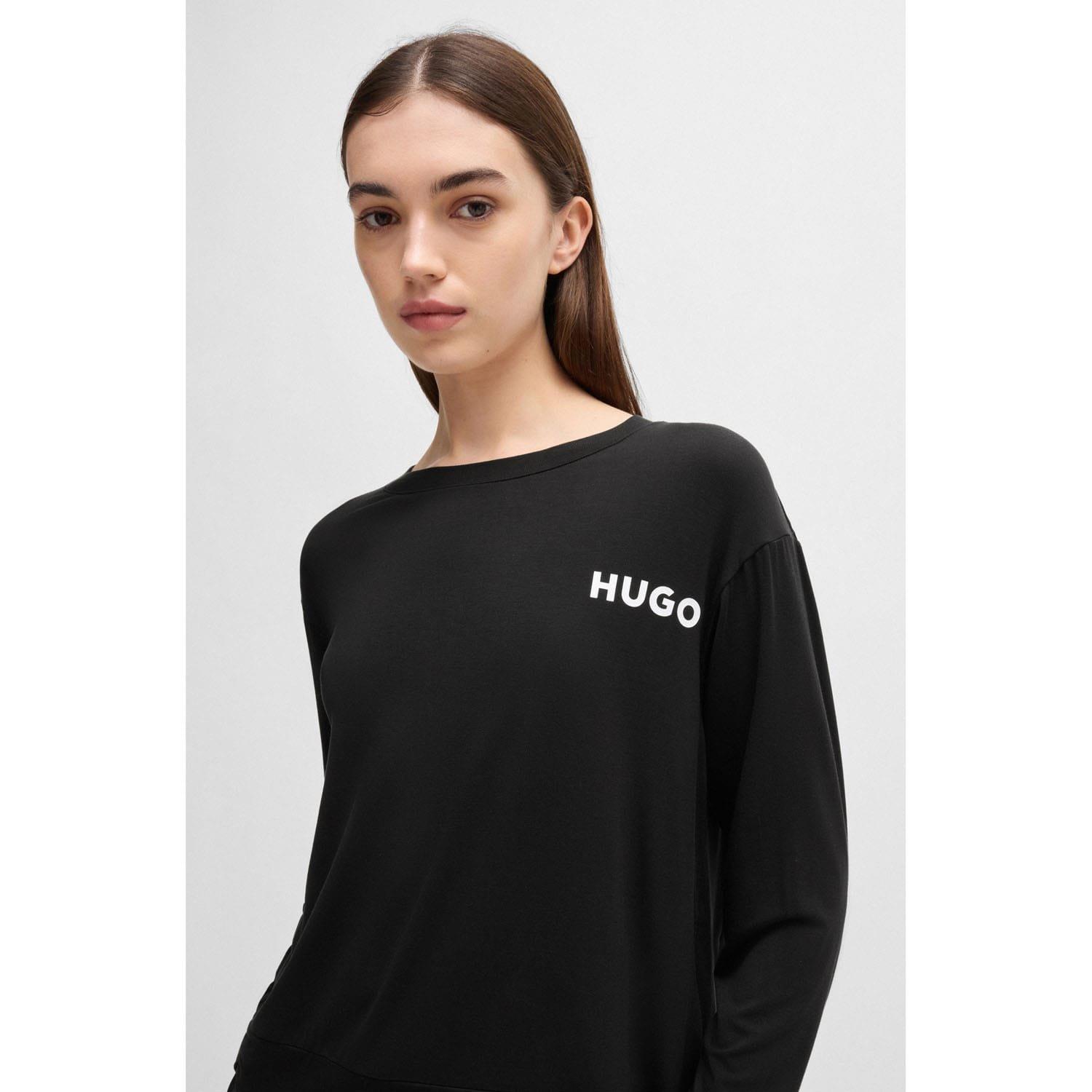 Black - Hugo - Unite Long Sleeve Pyjama Top - 3
