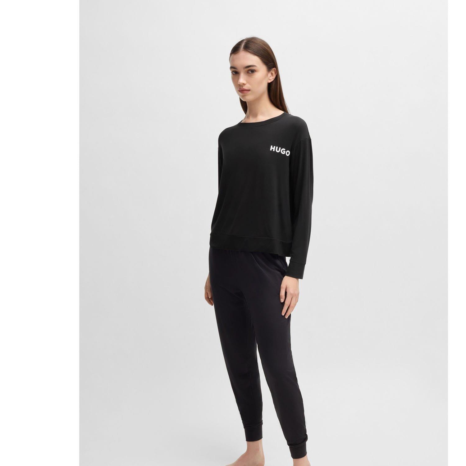 Black - Hugo - Unite Long Sleeve Pyjama Top - 6