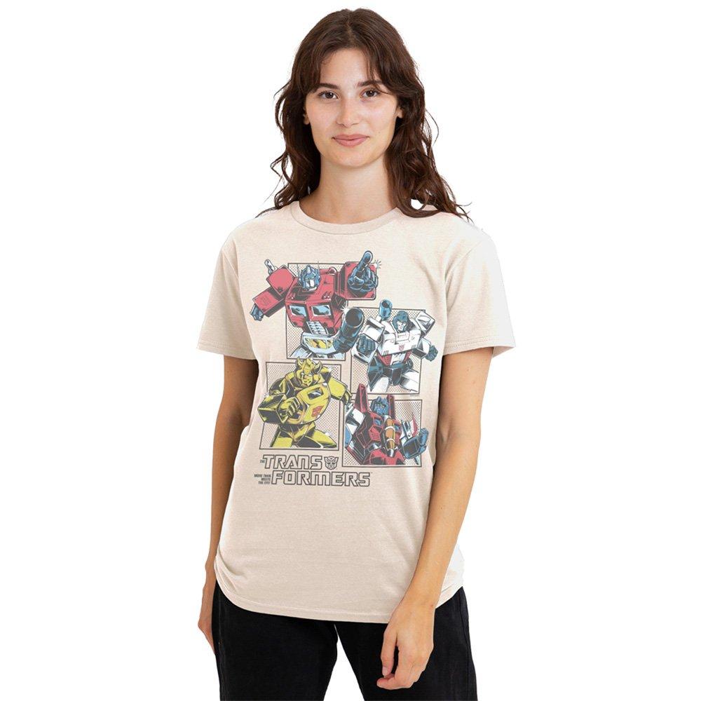 Beige - Hasbro - Hasbro Retro Comic Grid T Shirt Natural - 1