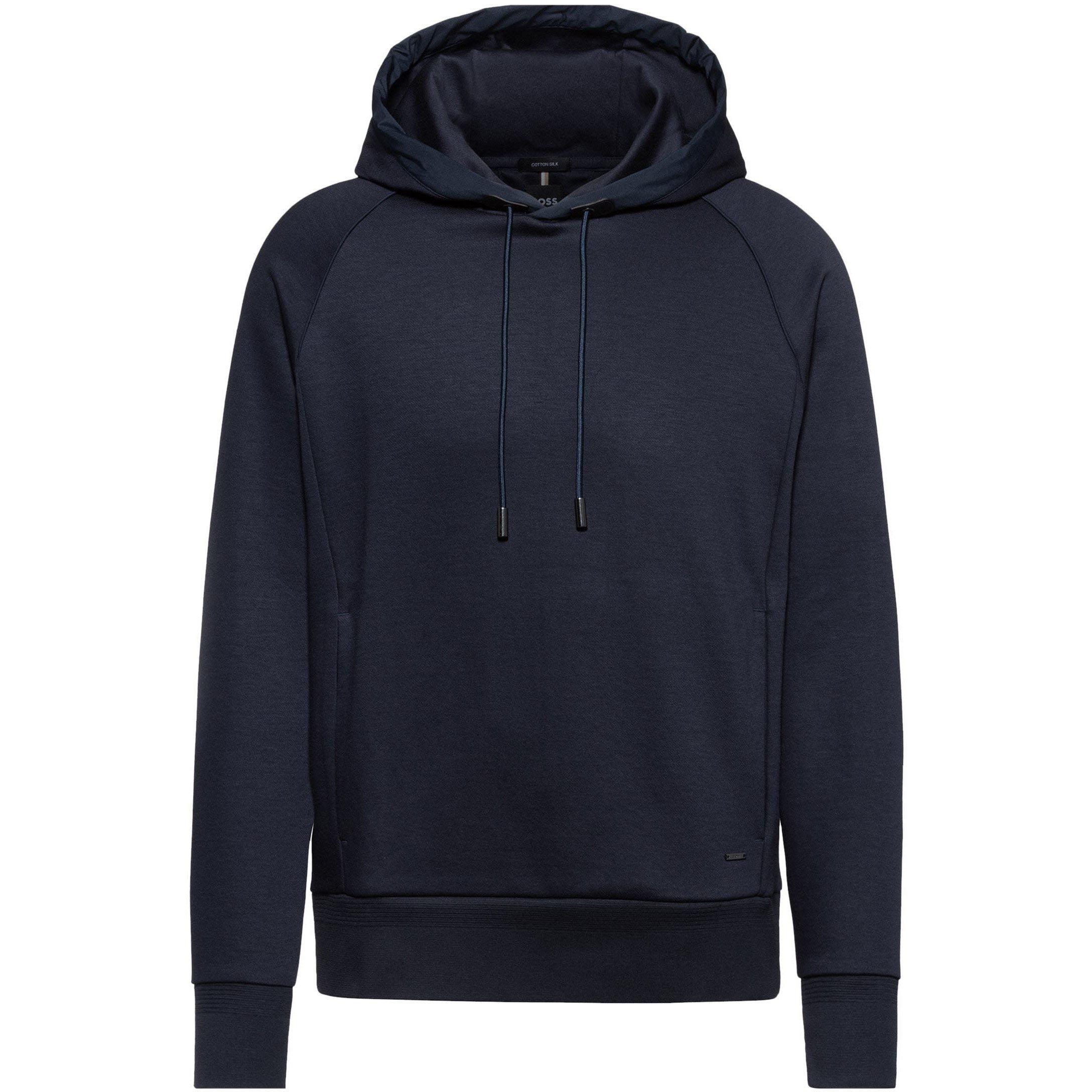 Dark Blue - Boss - T-Stevenson 05 Hooded Sweatshirt - 1