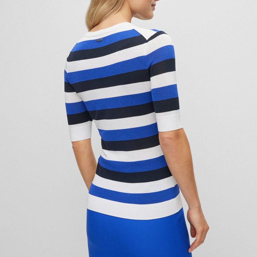 Multi Colour - Boss - Facuba Stripe Top - 2