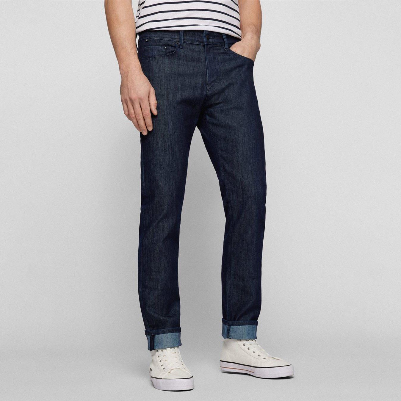 Navy - Boss - Delaware3 Slim-Fit Jeans - 2
