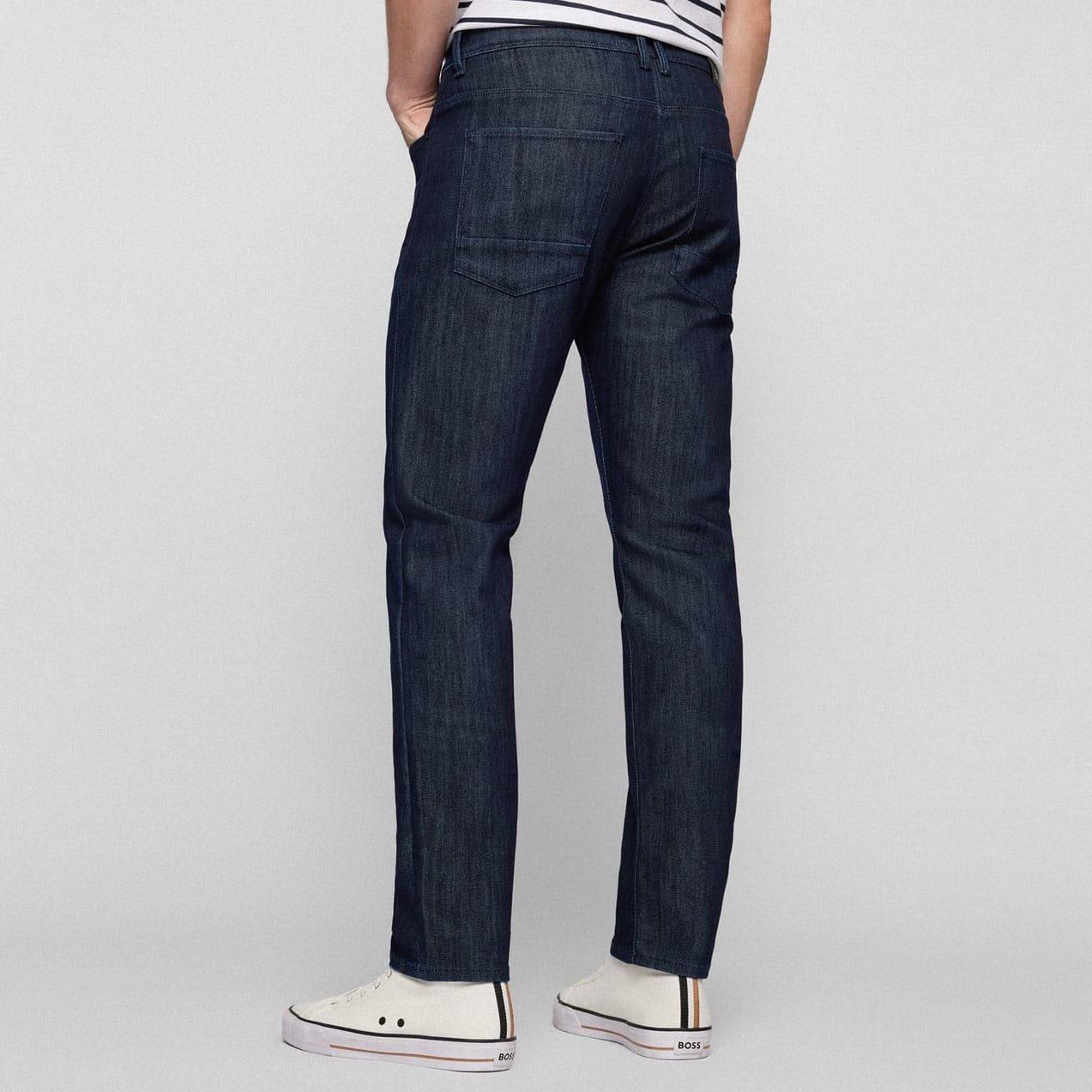 Navy - Boss - Delaware3 Slim-Fit Jeans - 3