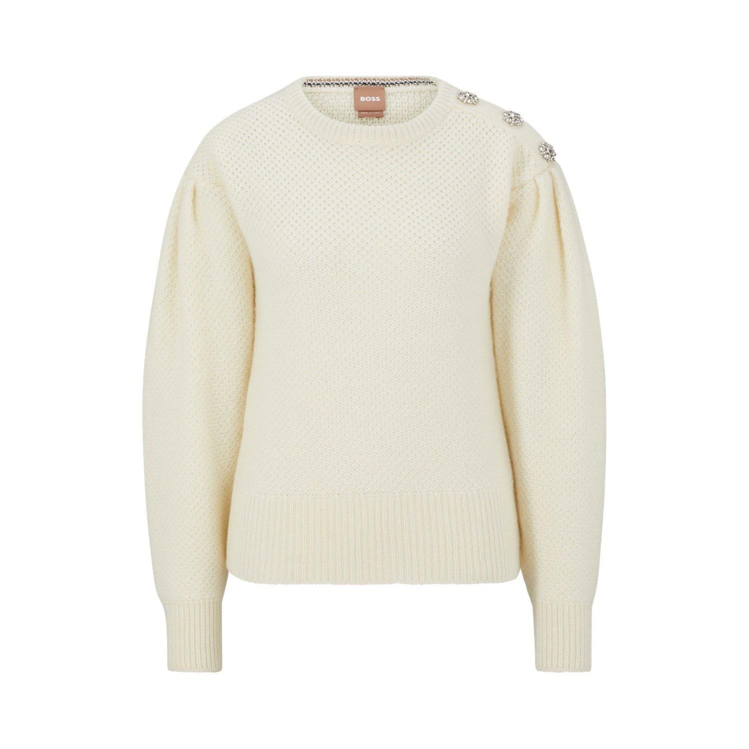 White - Boss - Fernas Sweater - 1
