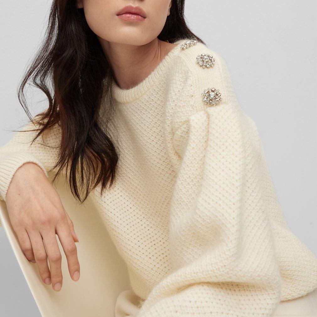 White - Boss - Fernas Sweater - 3