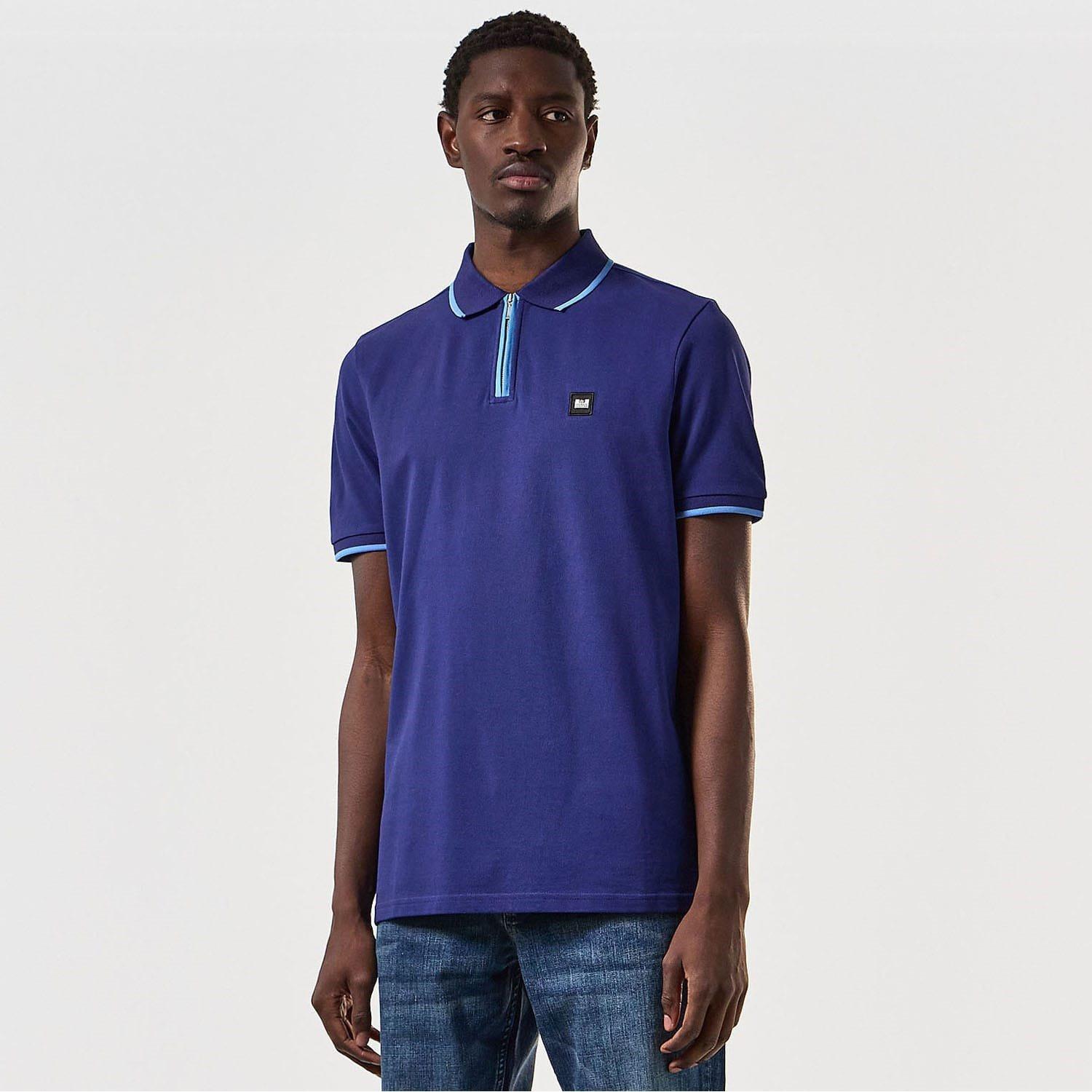 Weekend Offender Shore Zipped Polo Shirt