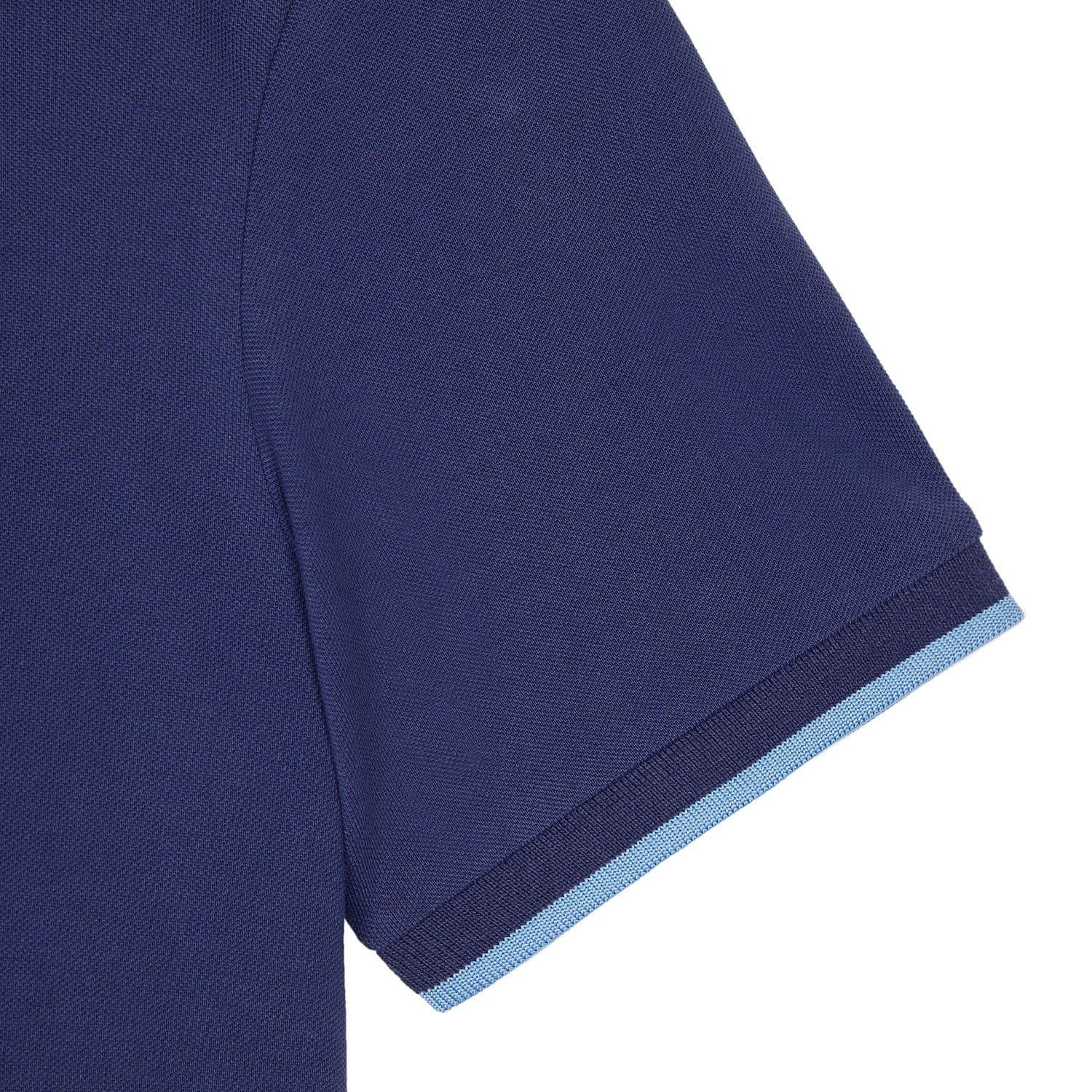 Navy - Weekend Offender - Shore Zipped Polo Shirt - 6