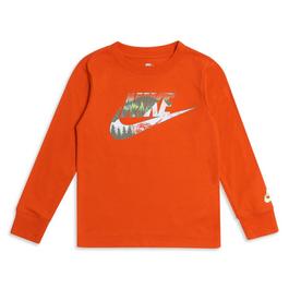 Nike Snowscape Logo Print Top Childrens