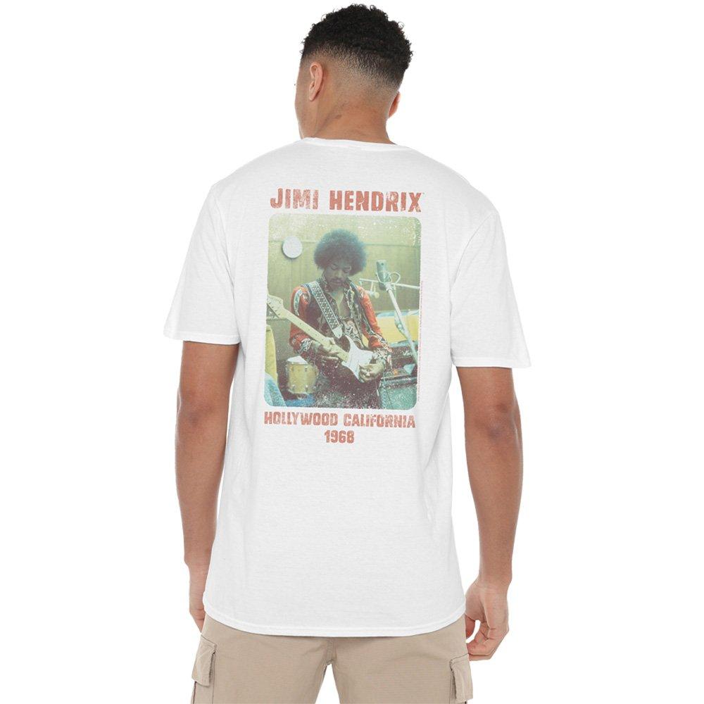 White - Other - Jimi Hendrix - California 1968 (Back Prnt) T-Shirt - 3