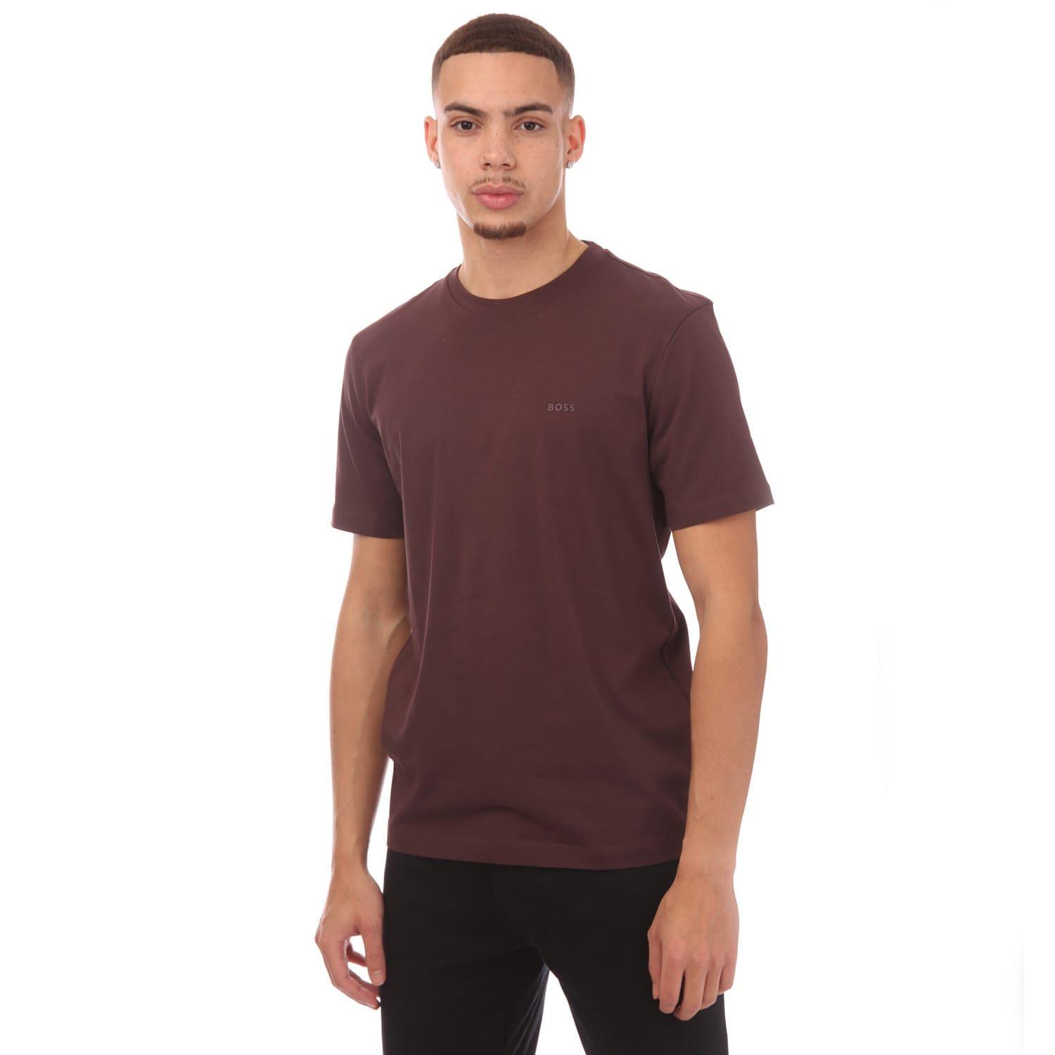 Red - Boss - Rubber-Print Logo T-Shirt - 1