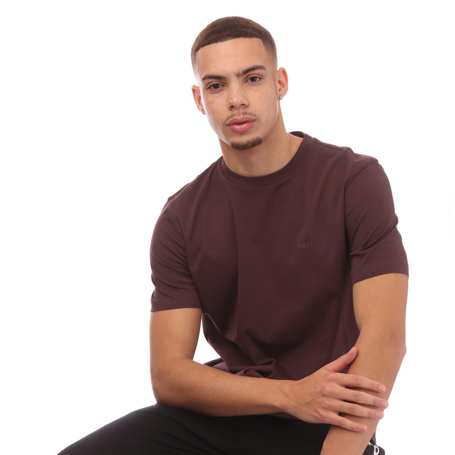 Red - Boss - Rubber-Print Logo T-Shirt - 4