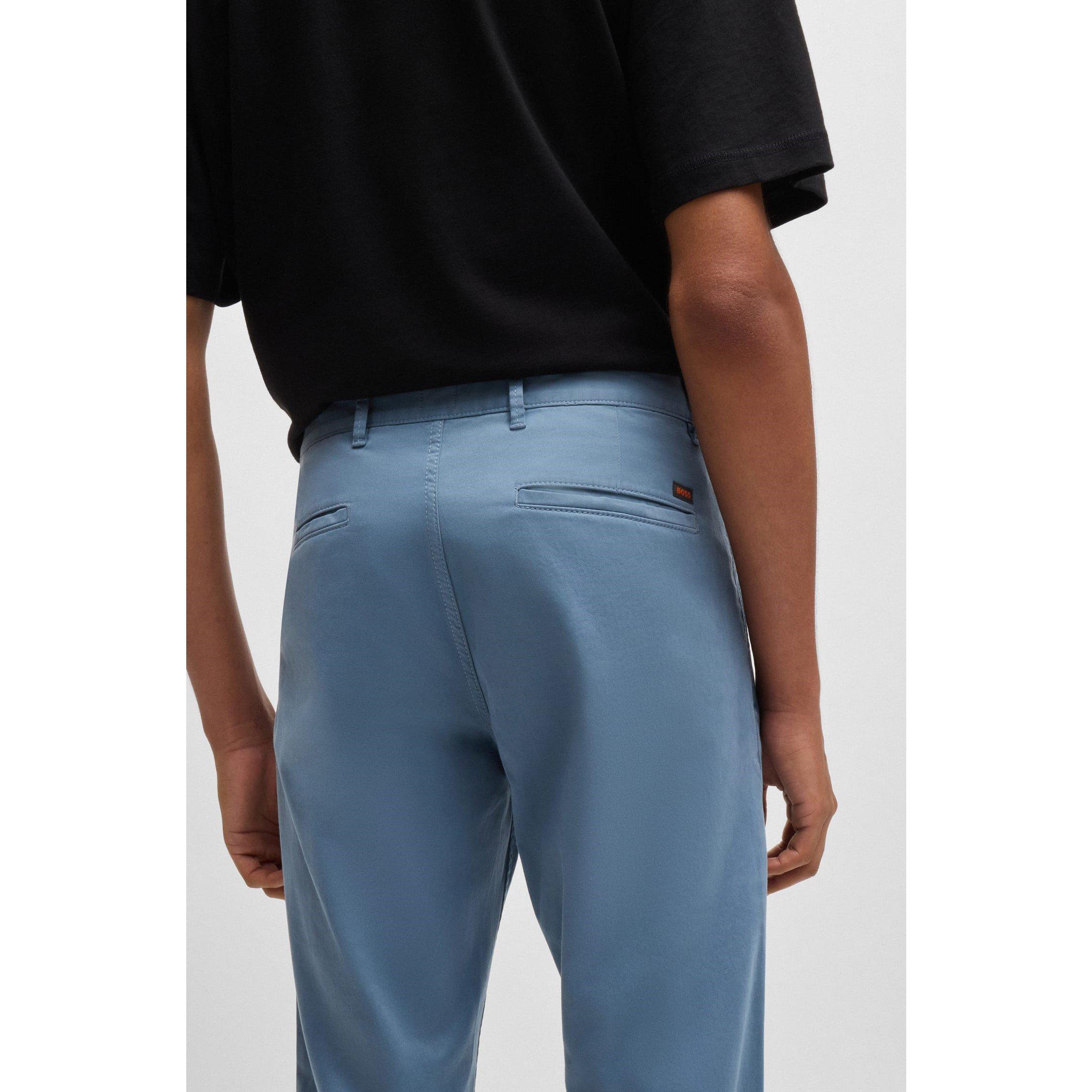Blue - Boss - Slim-Fit Chinos - 4