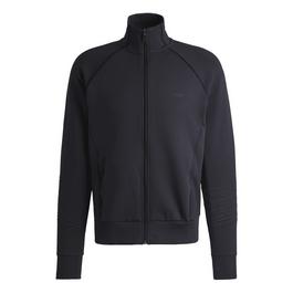Boss Stretch-Cotton Zip-Up Sweatshirt