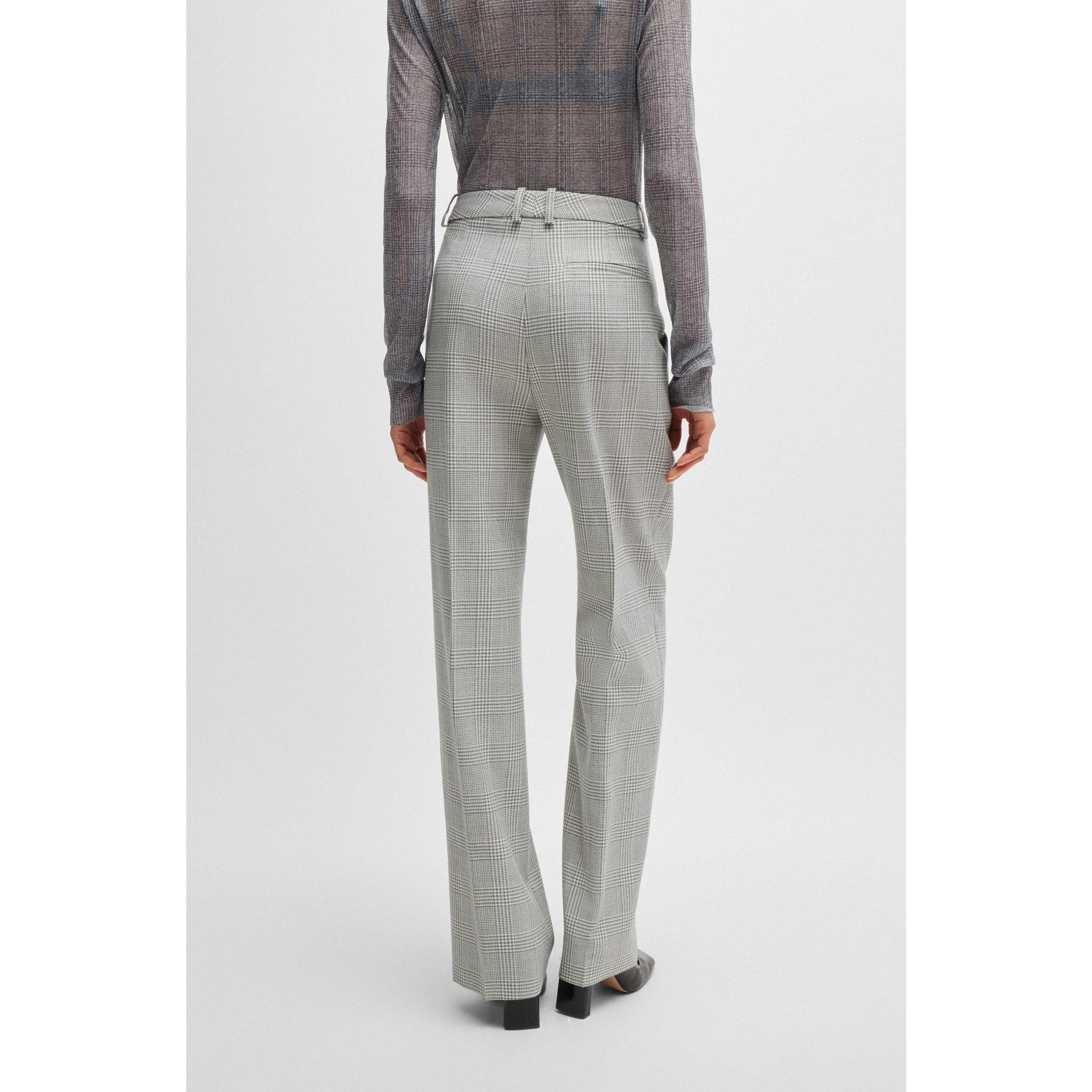 Multi Colour - Boss - Straight-Fit Trousers - 6