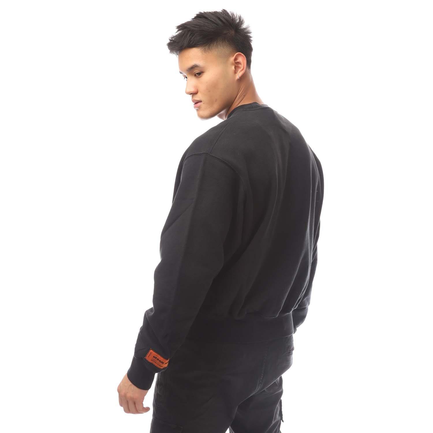 Black-White - Heron Preston - Censored Heron Crewneck Sweatshirt - 2