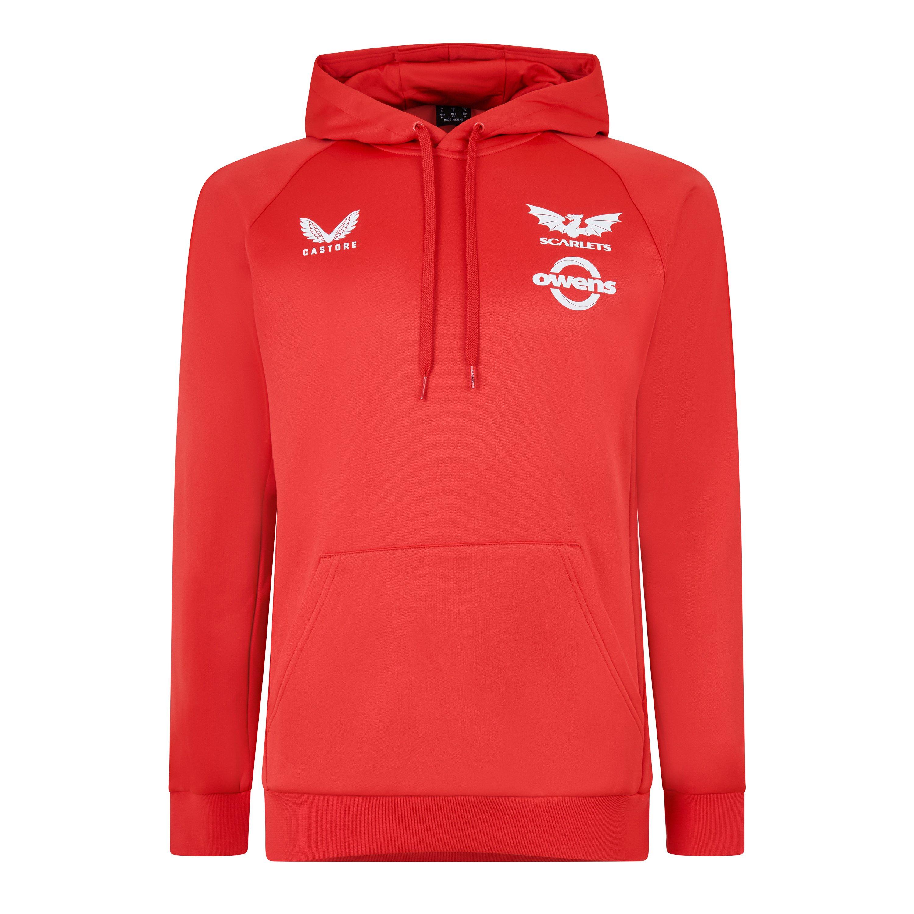 Vermelho - Castore - Scarlet Hoodie 2024 2025 Adults - 1