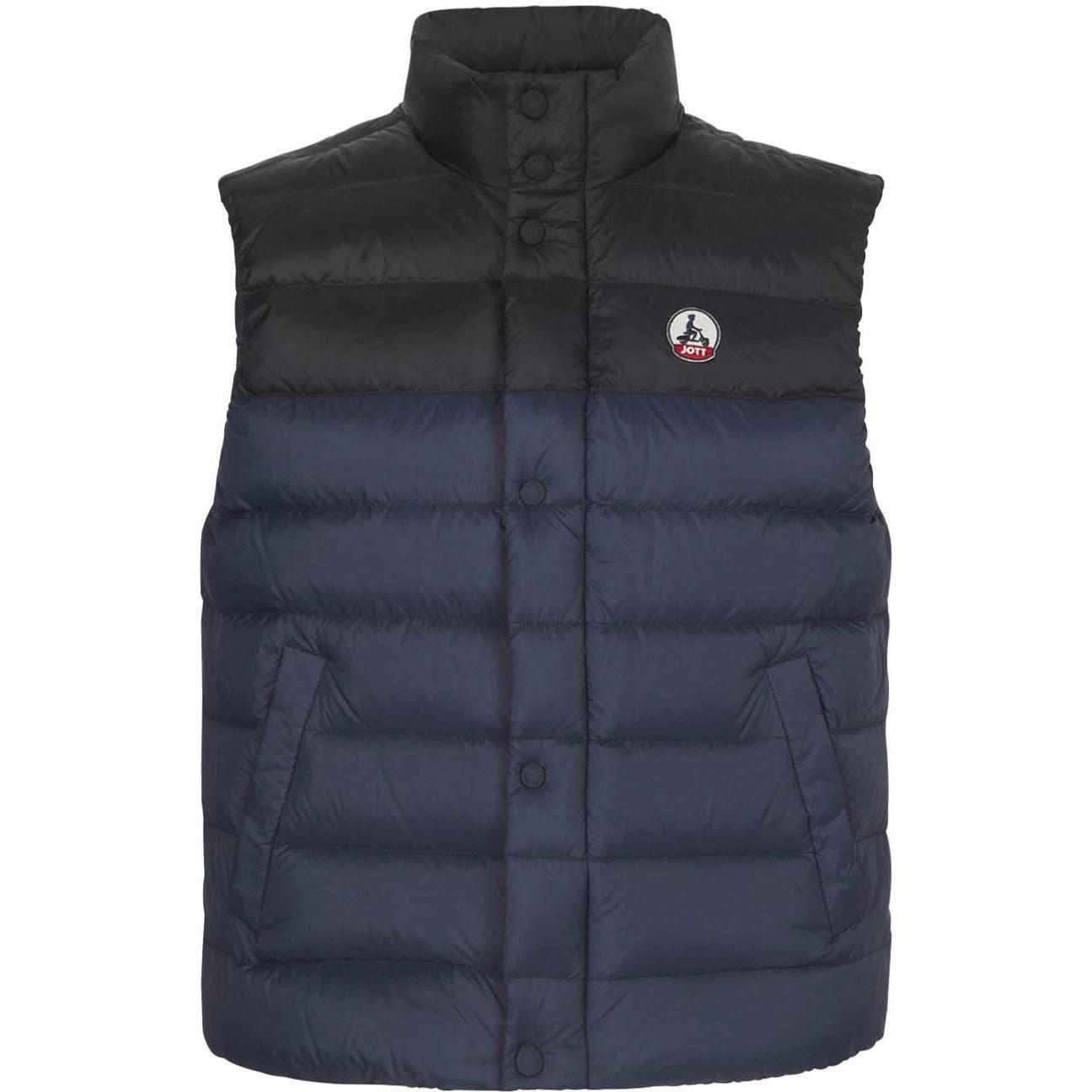 Navy - JOTT - Thomas Two-Tone Winter Gilet - 1
