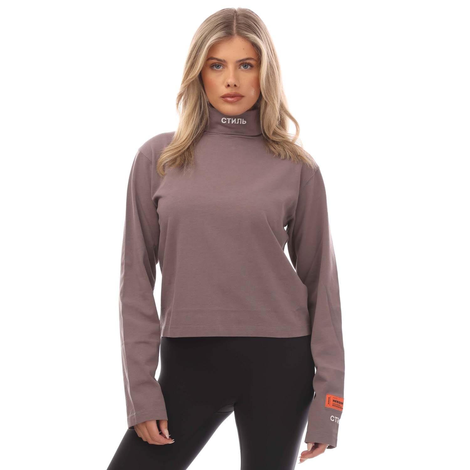 Grey White - Heron Preston - CTNMB Long-Sleeve Rollneck T-Shirt - 1