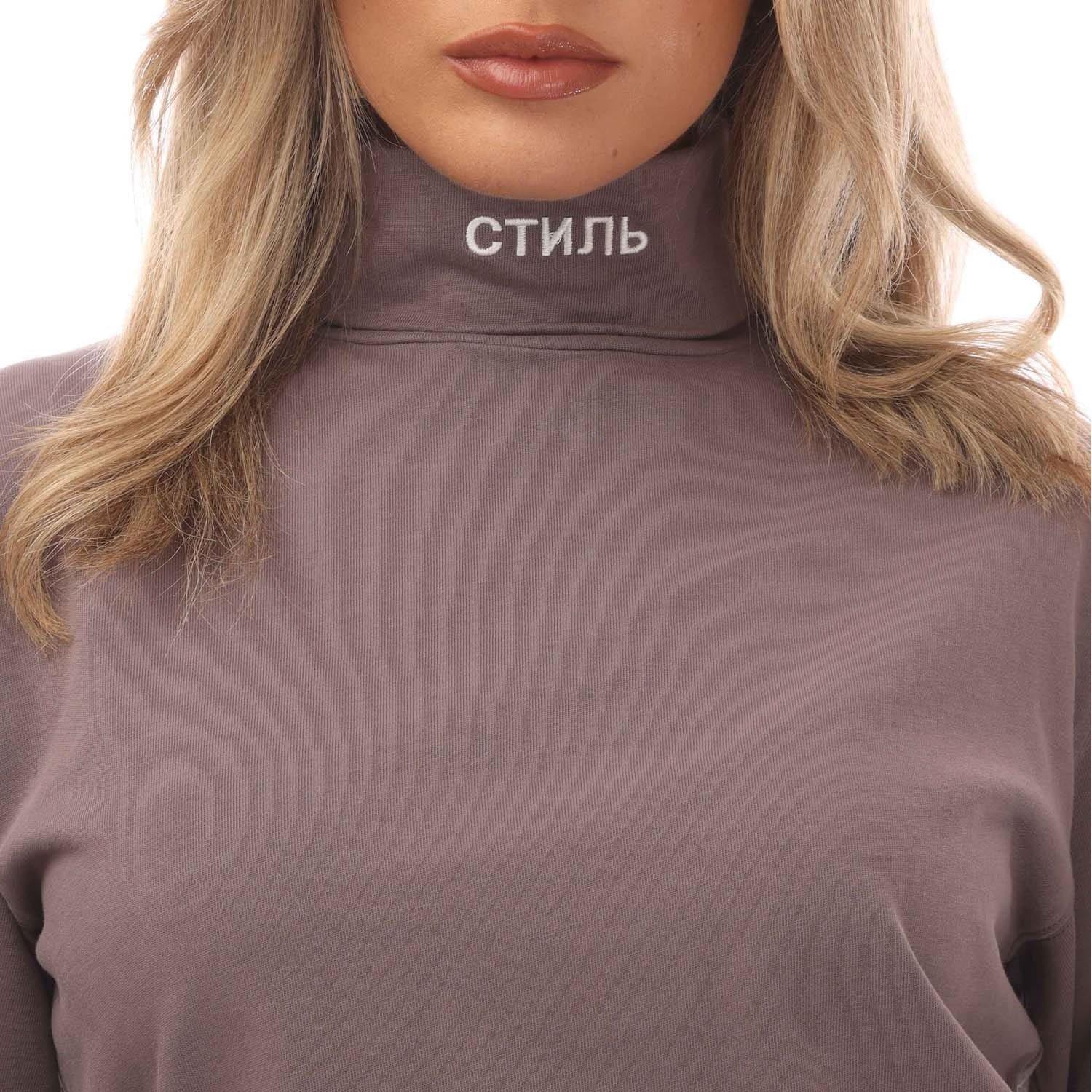 Grey White - Heron Preston - CTNMB Long-Sleeve Rollneck T-Shirt - 3