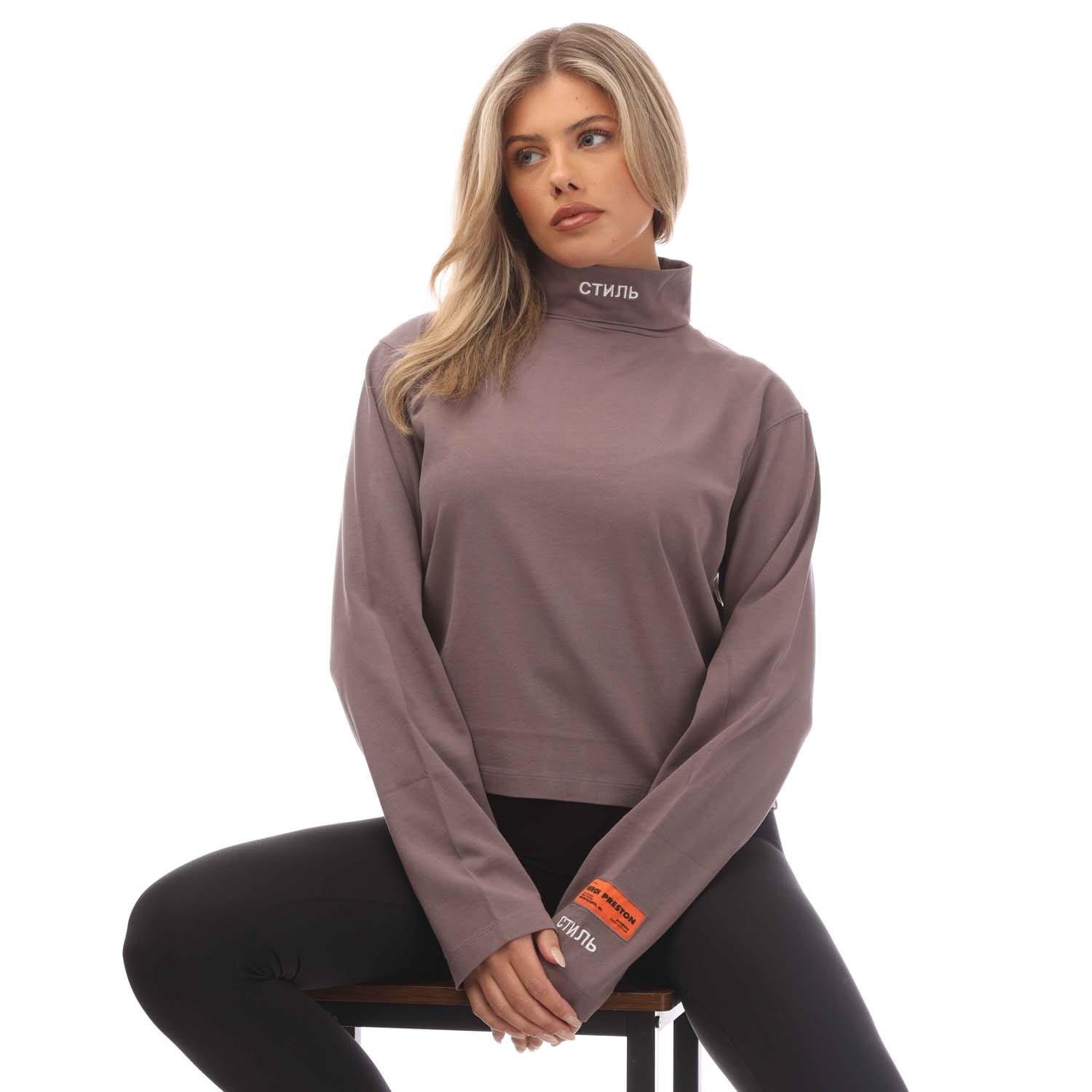 Grey White - Heron Preston - CTNMB Long-Sleeve Rollneck T-Shirt - 4