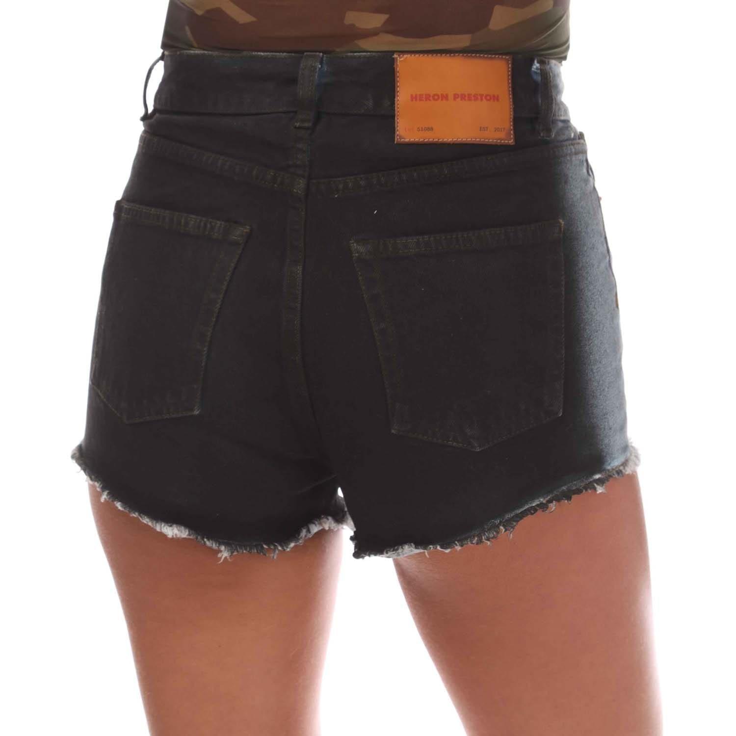 Black Blue - Heron Preston - Gradient Denim Shorts - 2