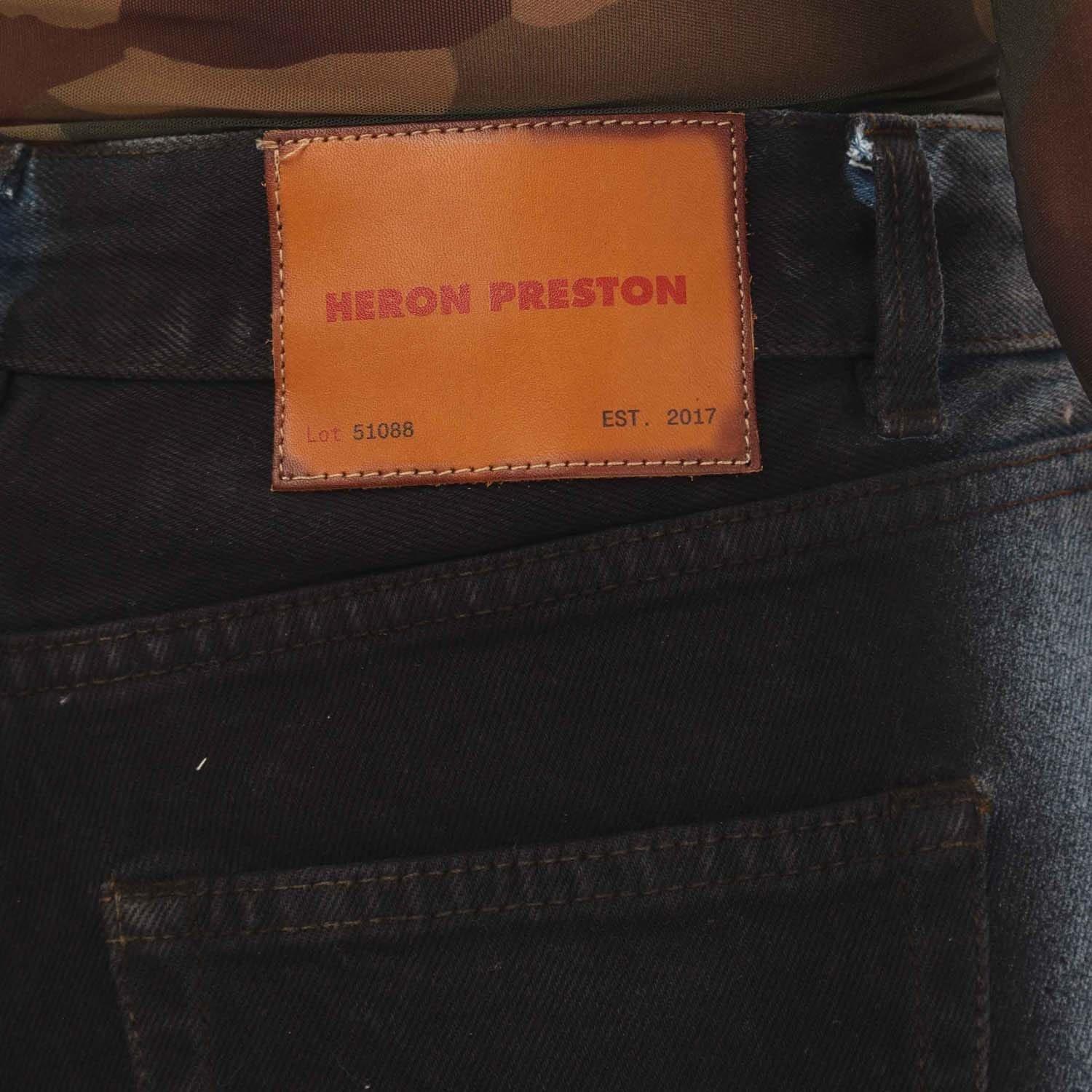 Black Blue - Heron Preston - Gradient Denim Shorts - 3