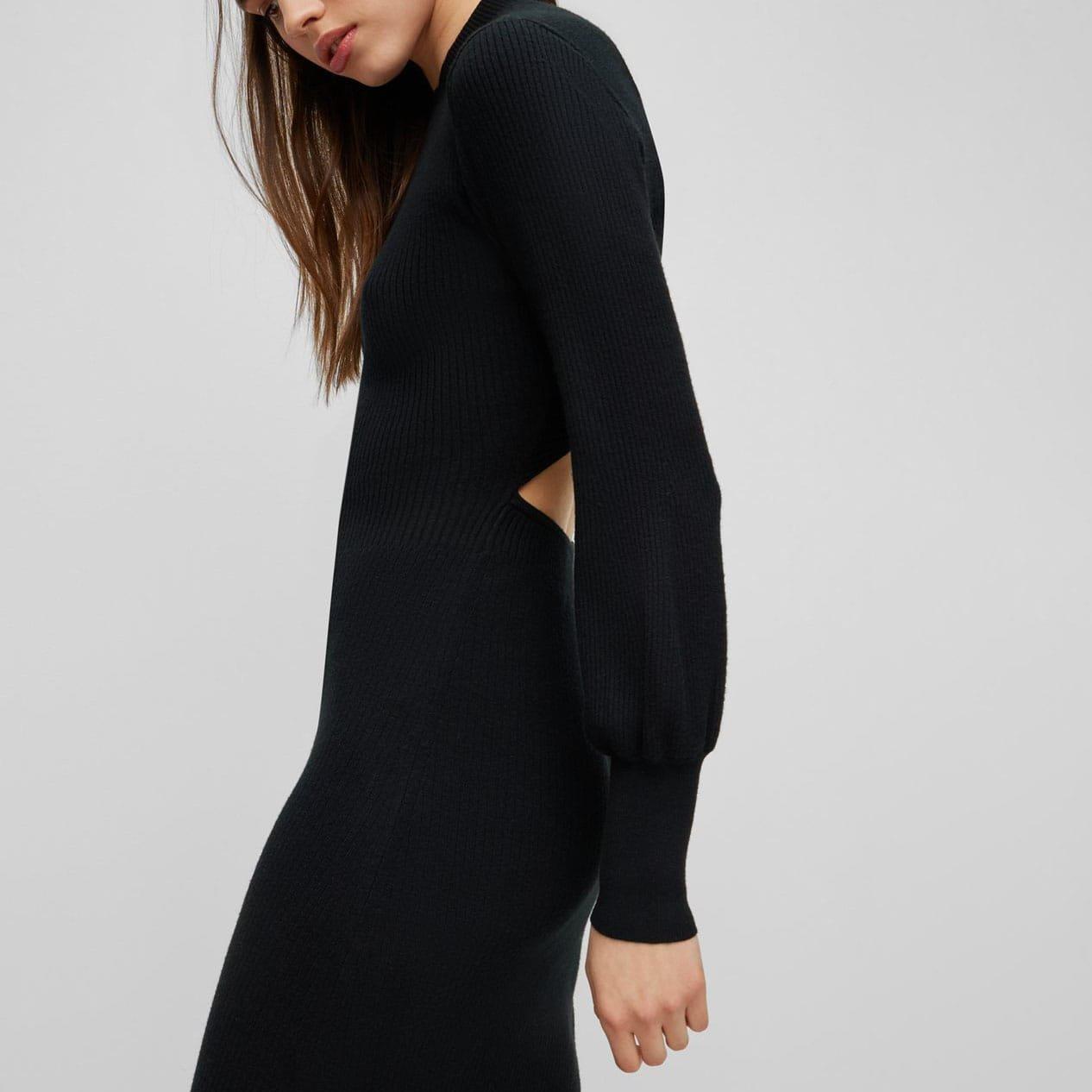 Black - Hugo - Slopenny Dress - 4