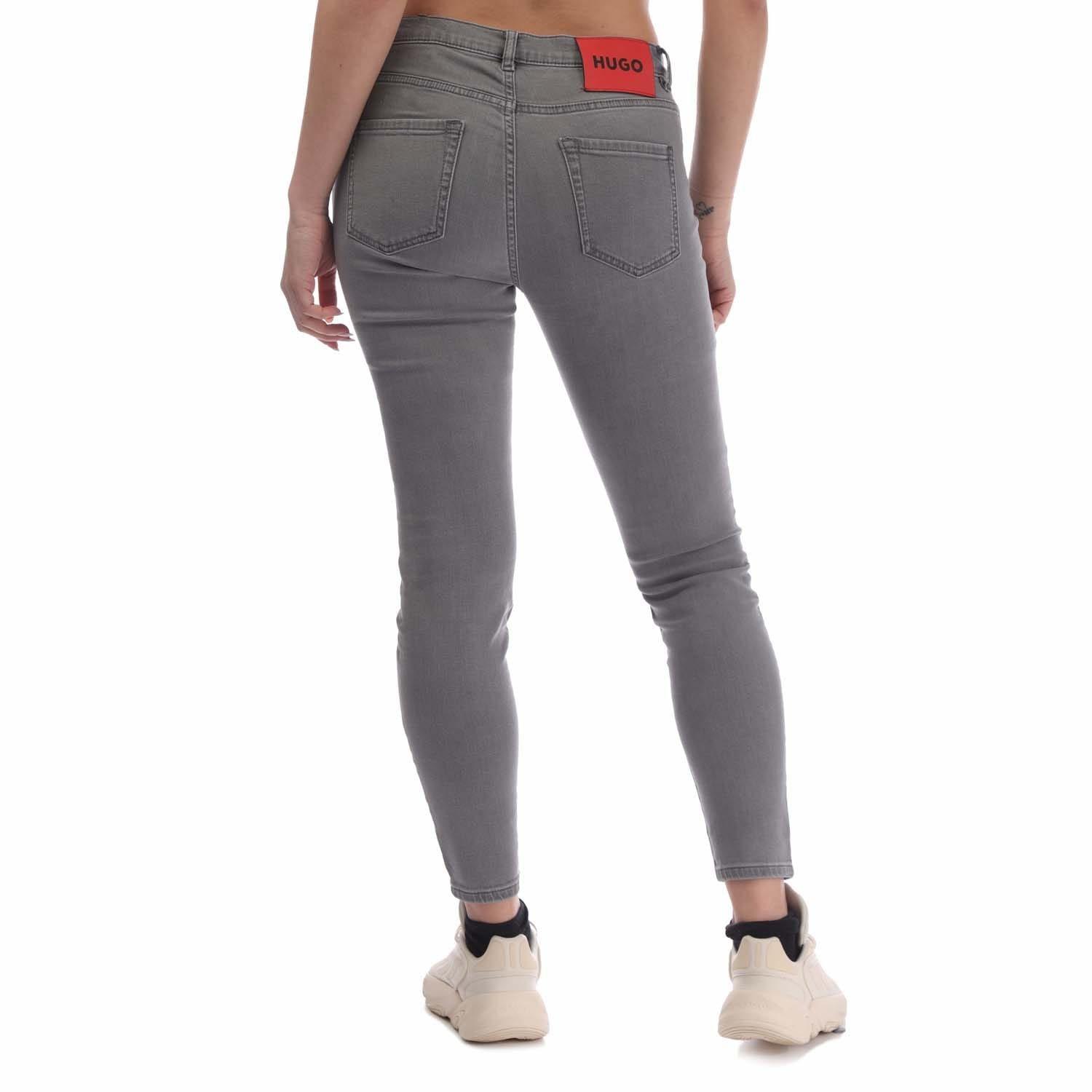 Grey - Hugo - 932 Slim-Fit Jeans - 3