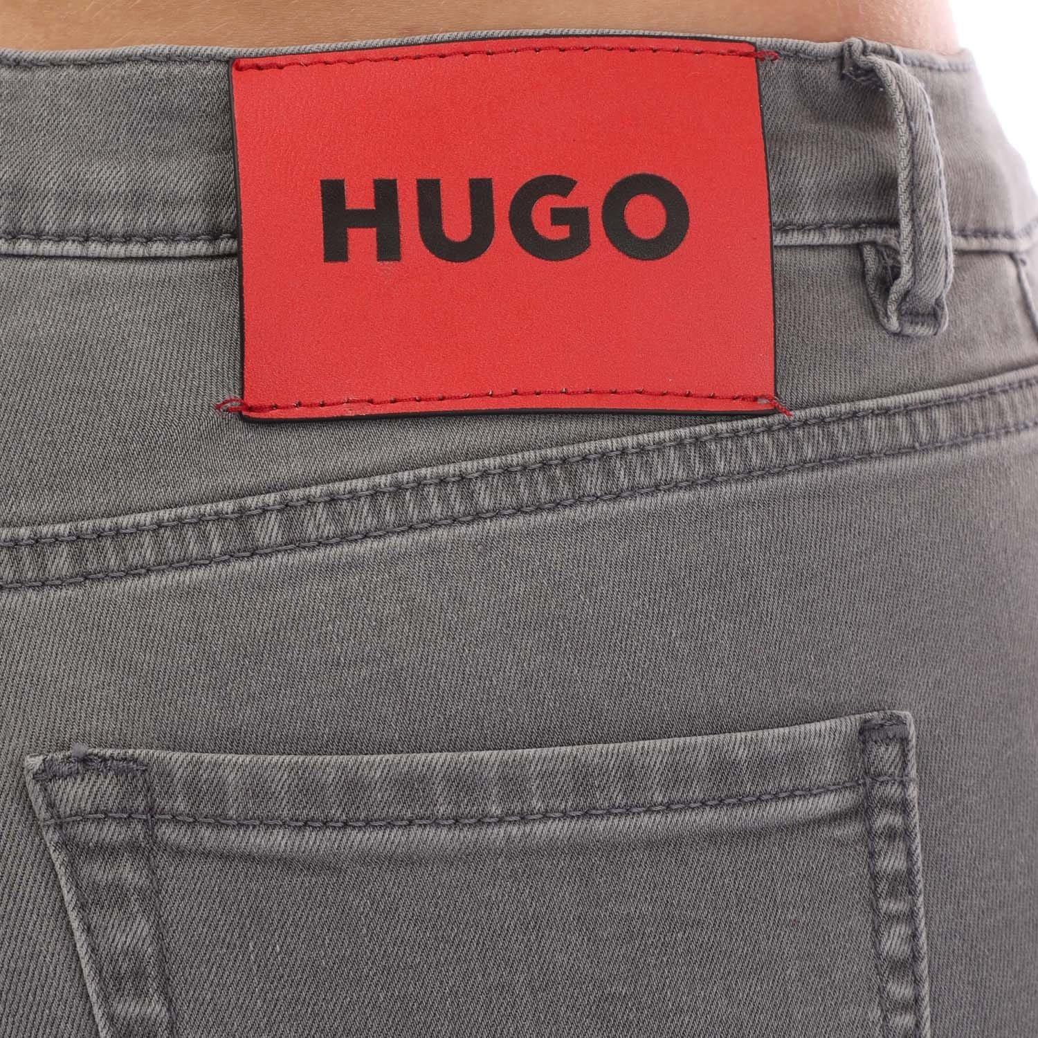 Grey - Hugo - 932 Slim-Fit Jeans - 4