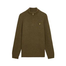 Lyle and Scott Ribbed Quarter Zip Jumper