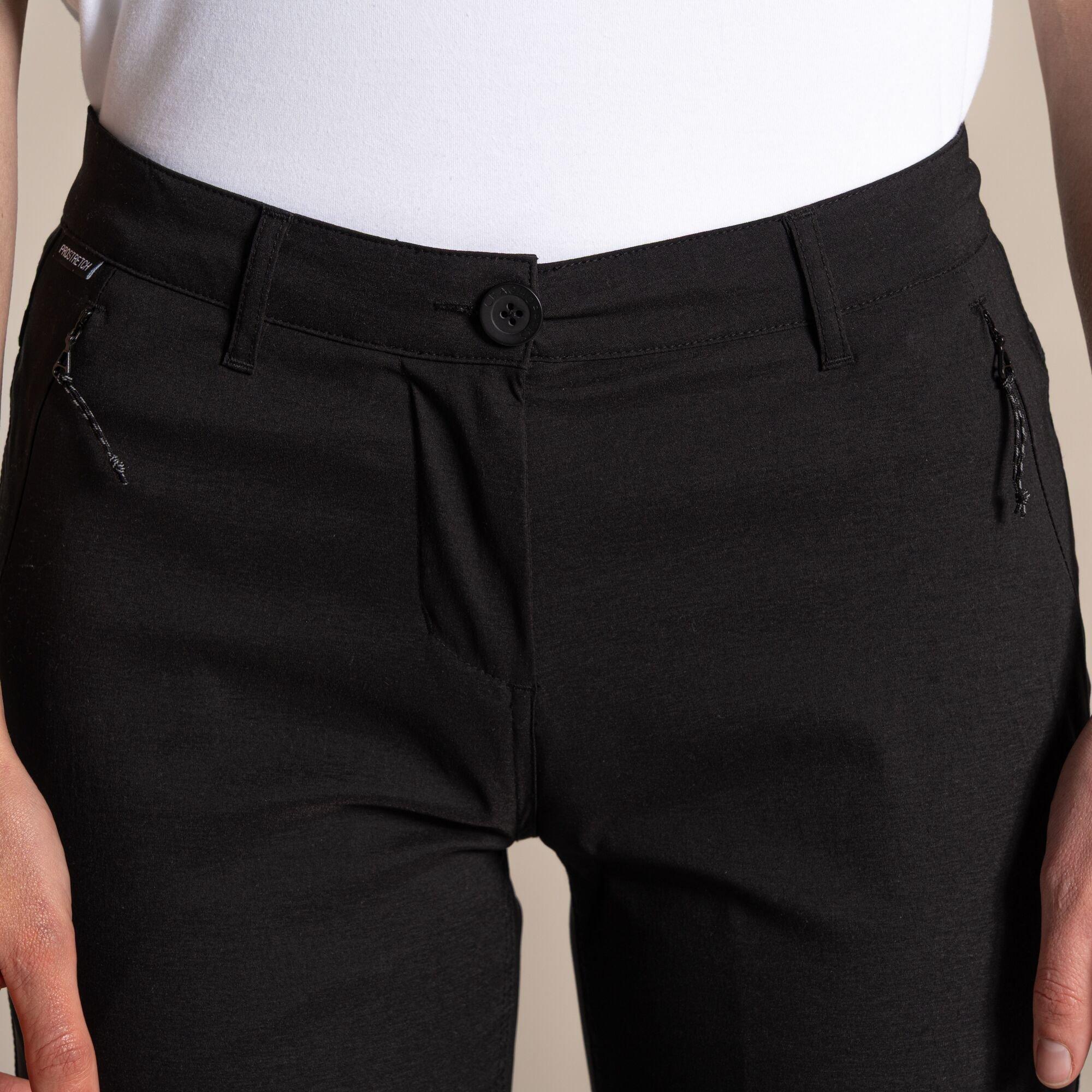 Black - Craghoppers - Womens Kiwi Pro III Water-Repellent Trousers - 5