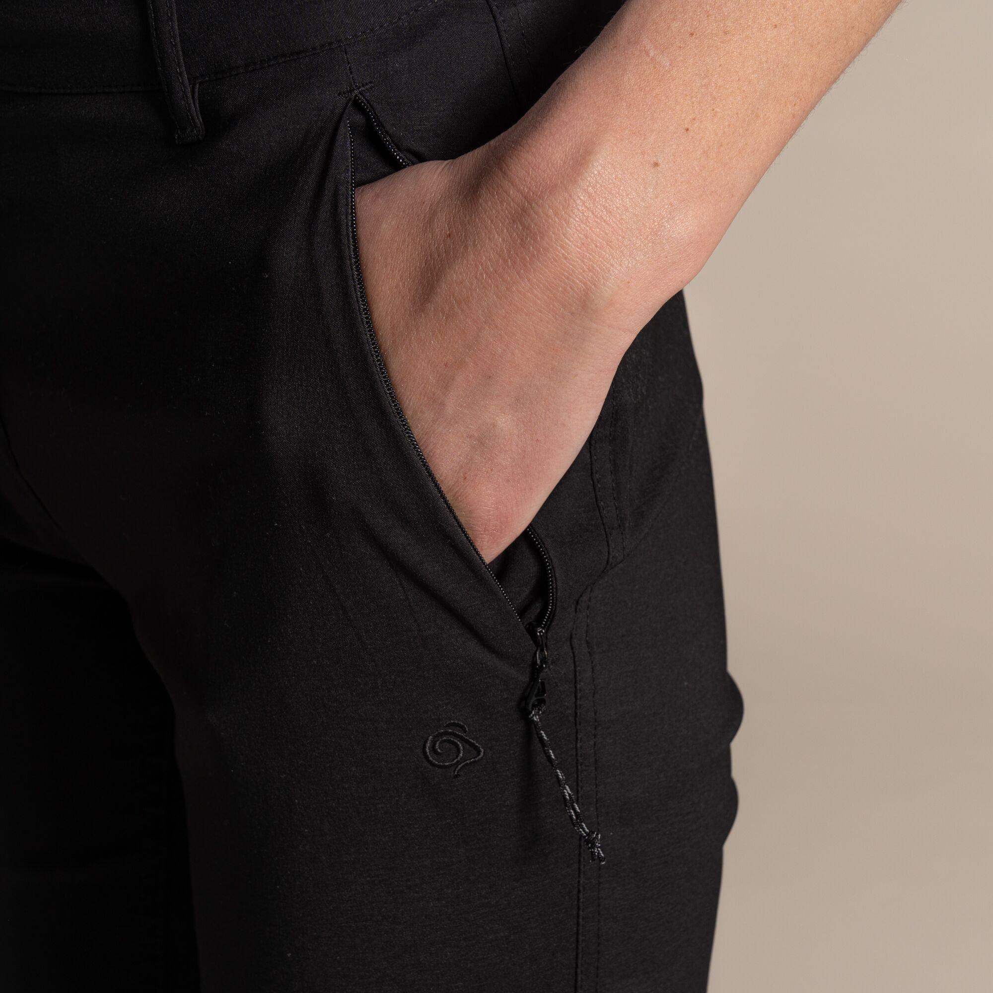 Black - Craghoppers - Womens Kiwi Pro III Water-Repellent Trousers - 6