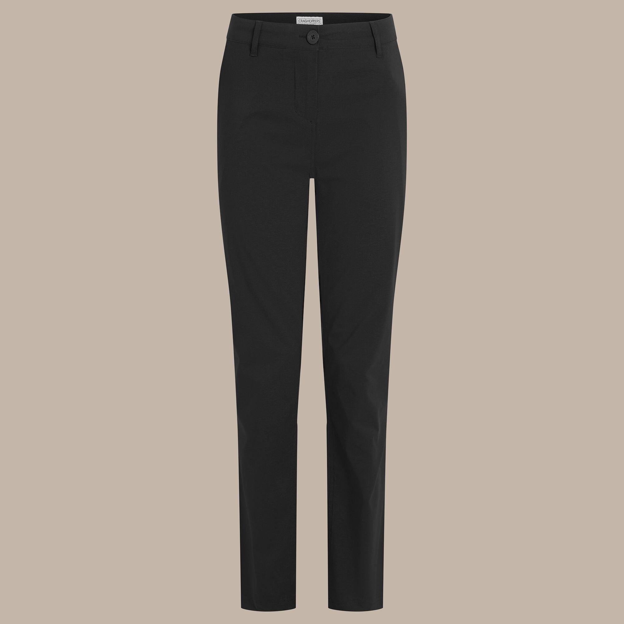 Black - Craghoppers - Womens Kiwi Pro III Water-Repellent Trousers - 10