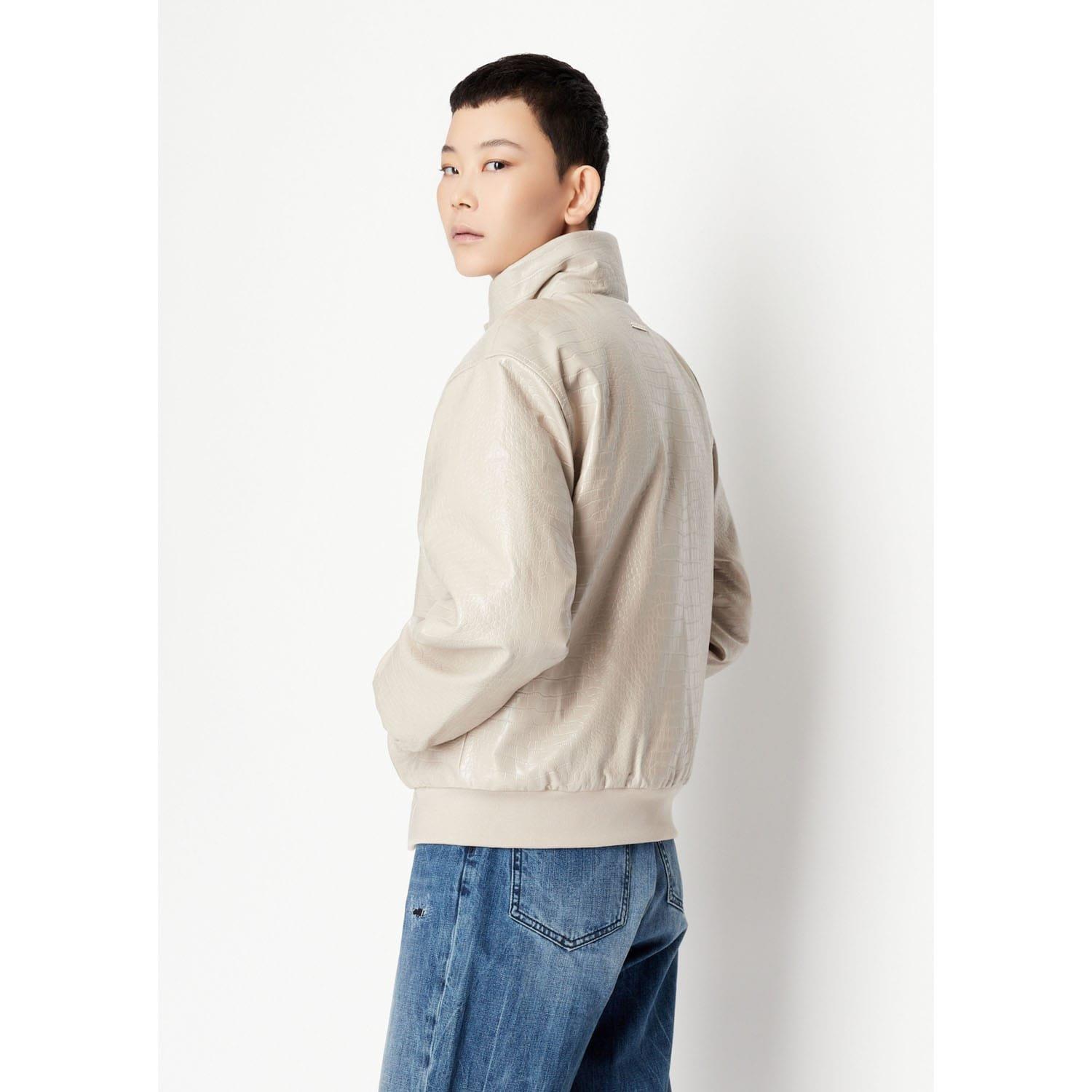 Beige - Armani Exchange - Bomber Jacket - 2