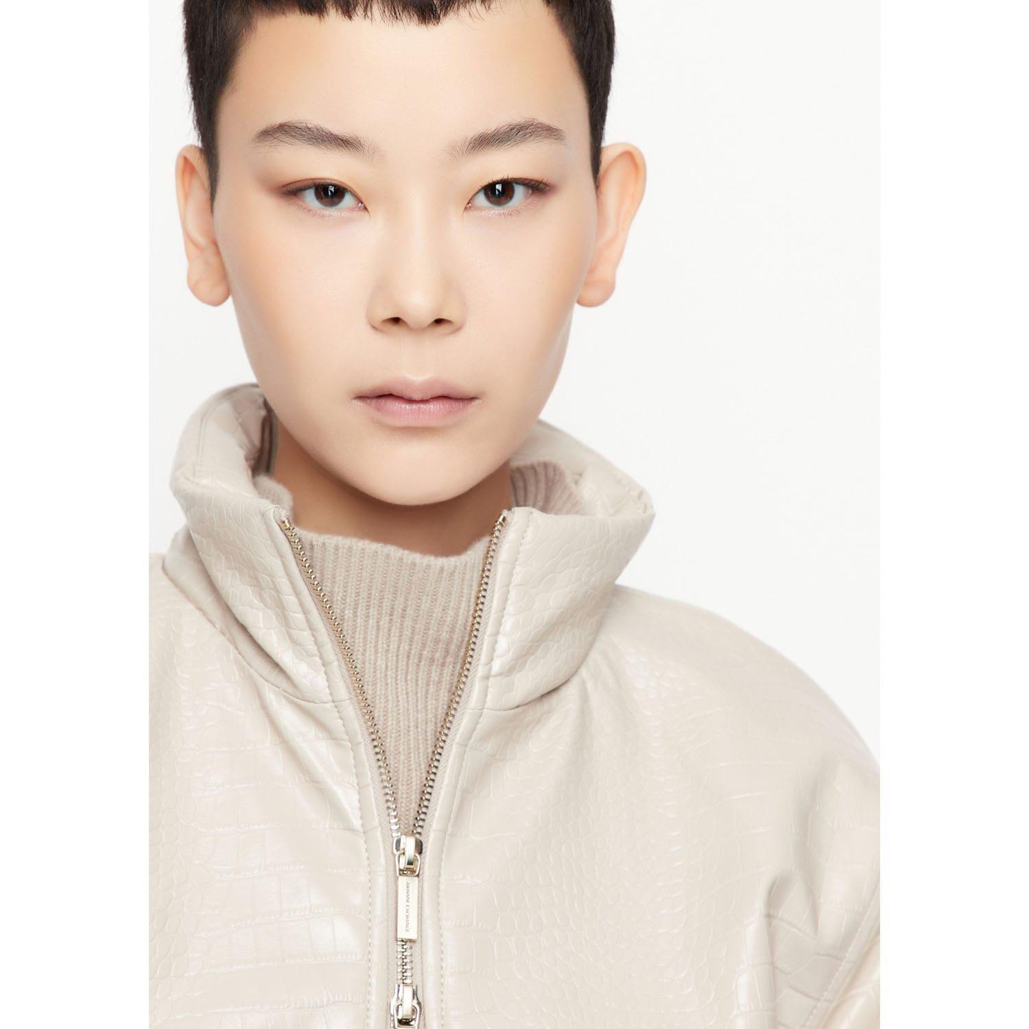 Beige - Armani Exchange - Bomber Jacket - 5