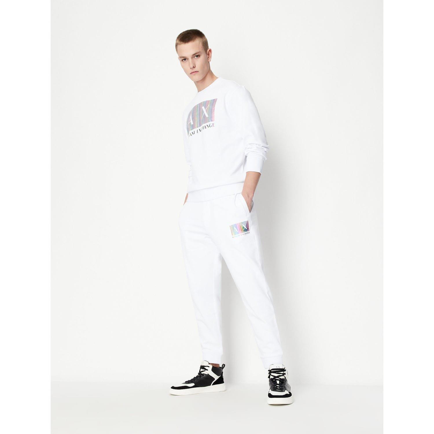 White - Armani Exchange - Trousers - 4
