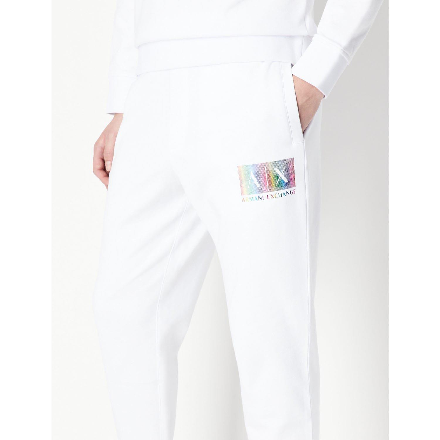 White - Armani Exchange - Trousers - 5