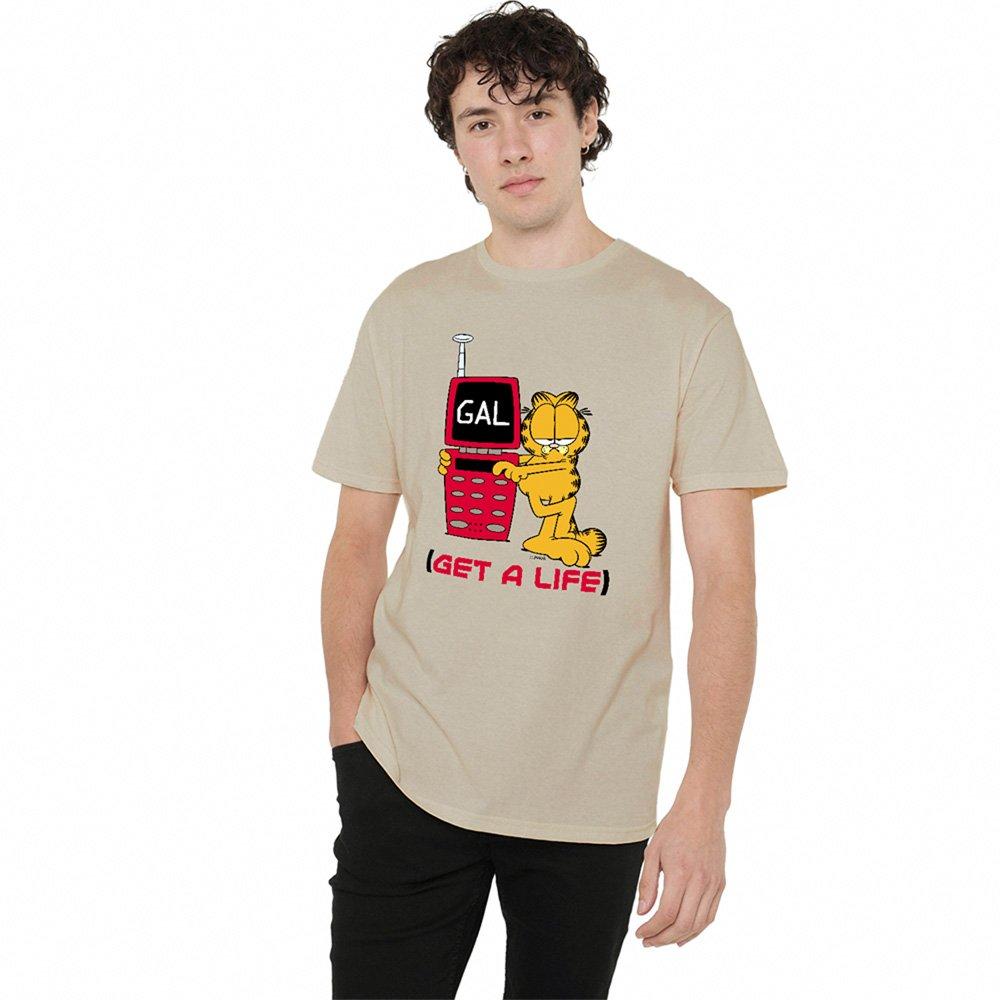 Yellow - Garfield - Garfield Get A Life T Shirt Sand - 1