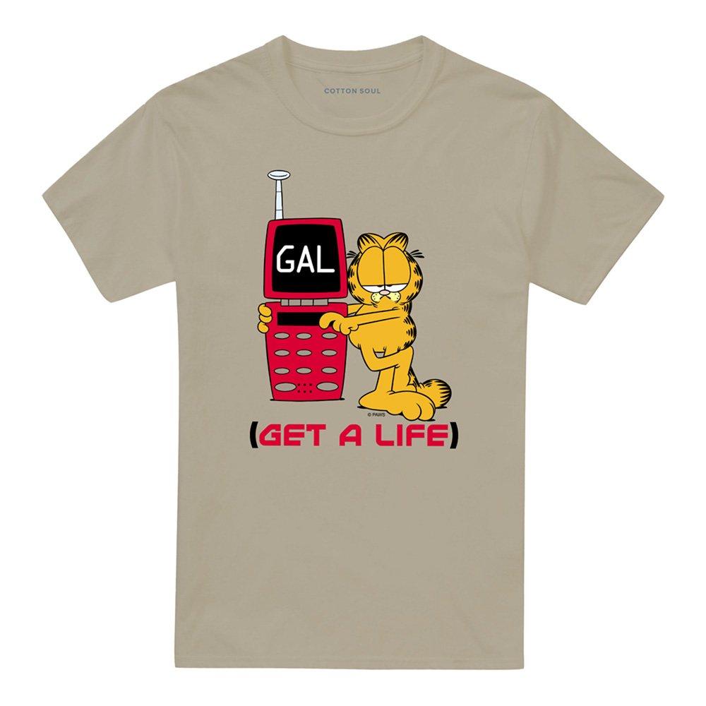 Yellow - Garfield - Garfield Get A Life T Shirt Sand - 4