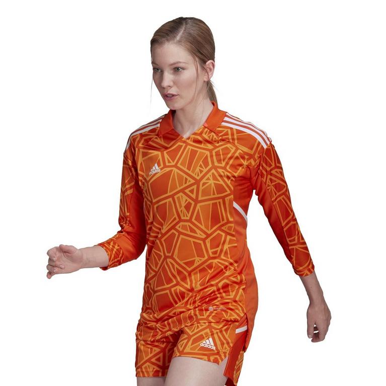 Orange - adidas - adidas floral print capri dress pants - 3