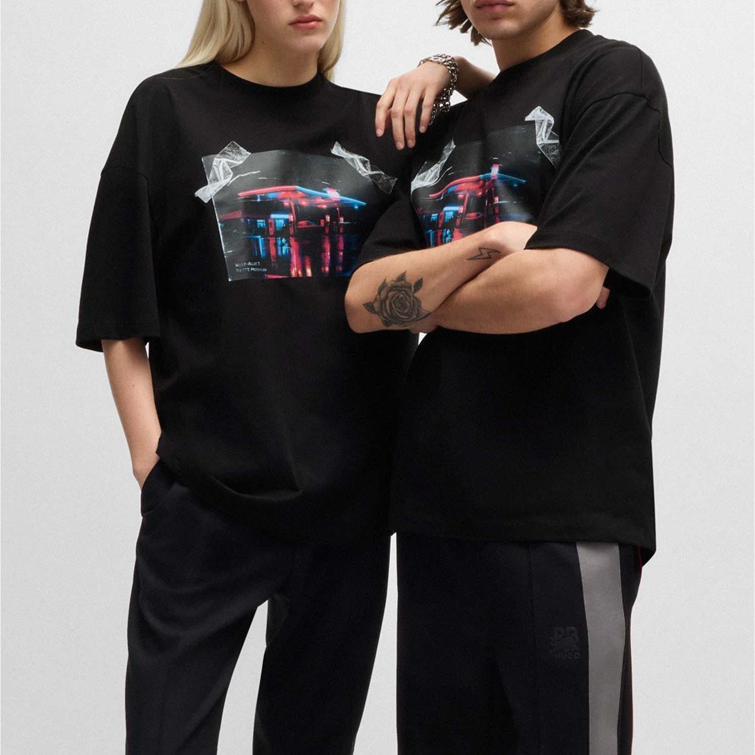 Black - Hugo - HUGO X RB Racing Inspired Print T-Shirt - 2