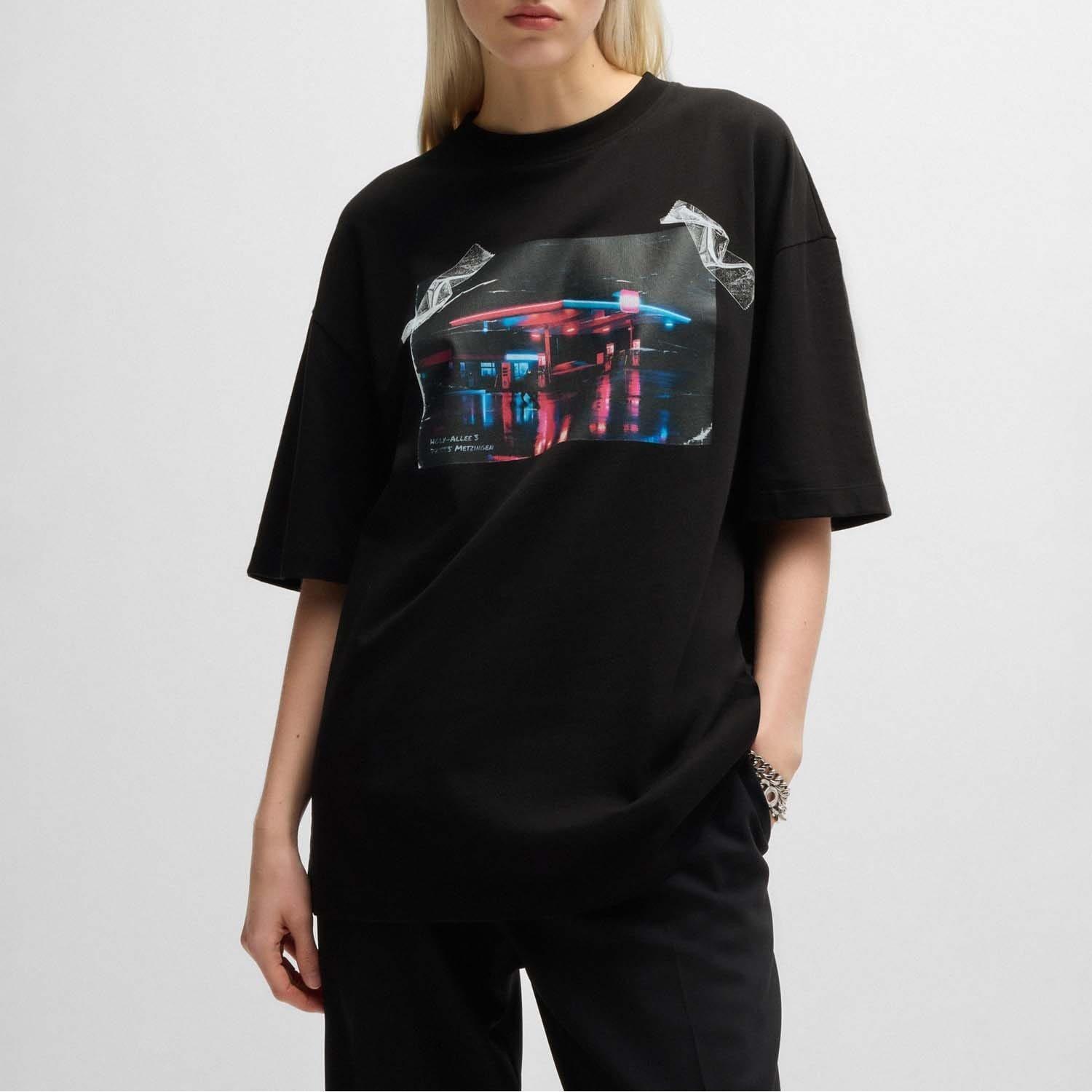 Black - Hugo - HUGO X RB Racing Inspired Print T-Shirt - 3