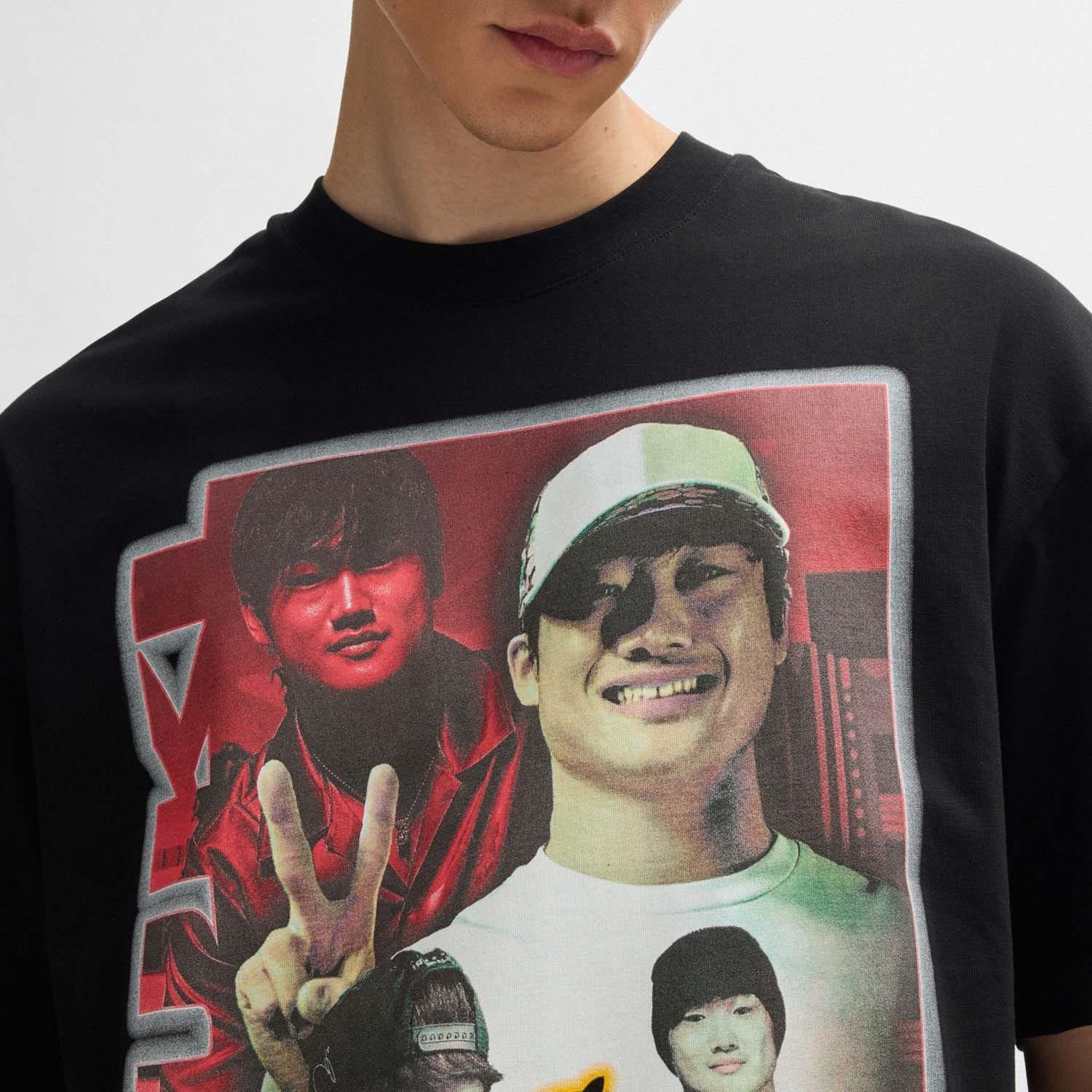 Black - Hugo - Special Artwork Fanwear T-Shirt - 4