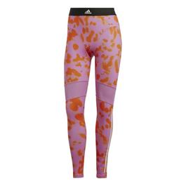 adidas Hyperglam Printed 7 8 Leggings Womens