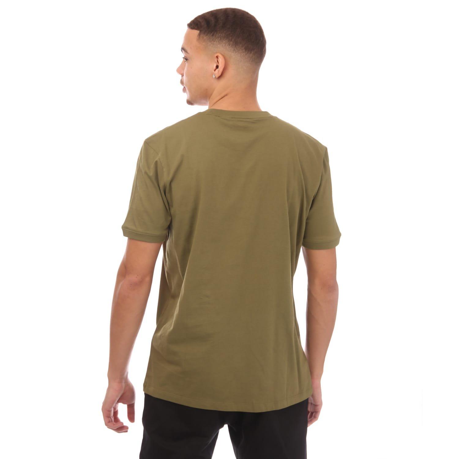 Green - Hugo - Red Logo Label T-Shirt - 2